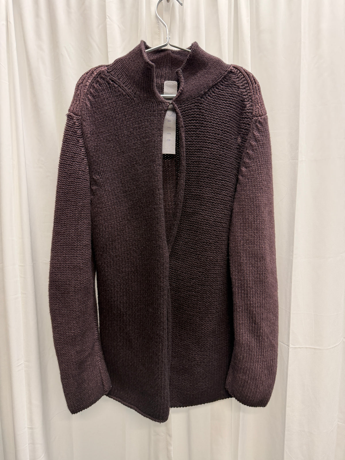 Carpe Diem 2006 Textured Wool Clasped Knit Jacket (L)