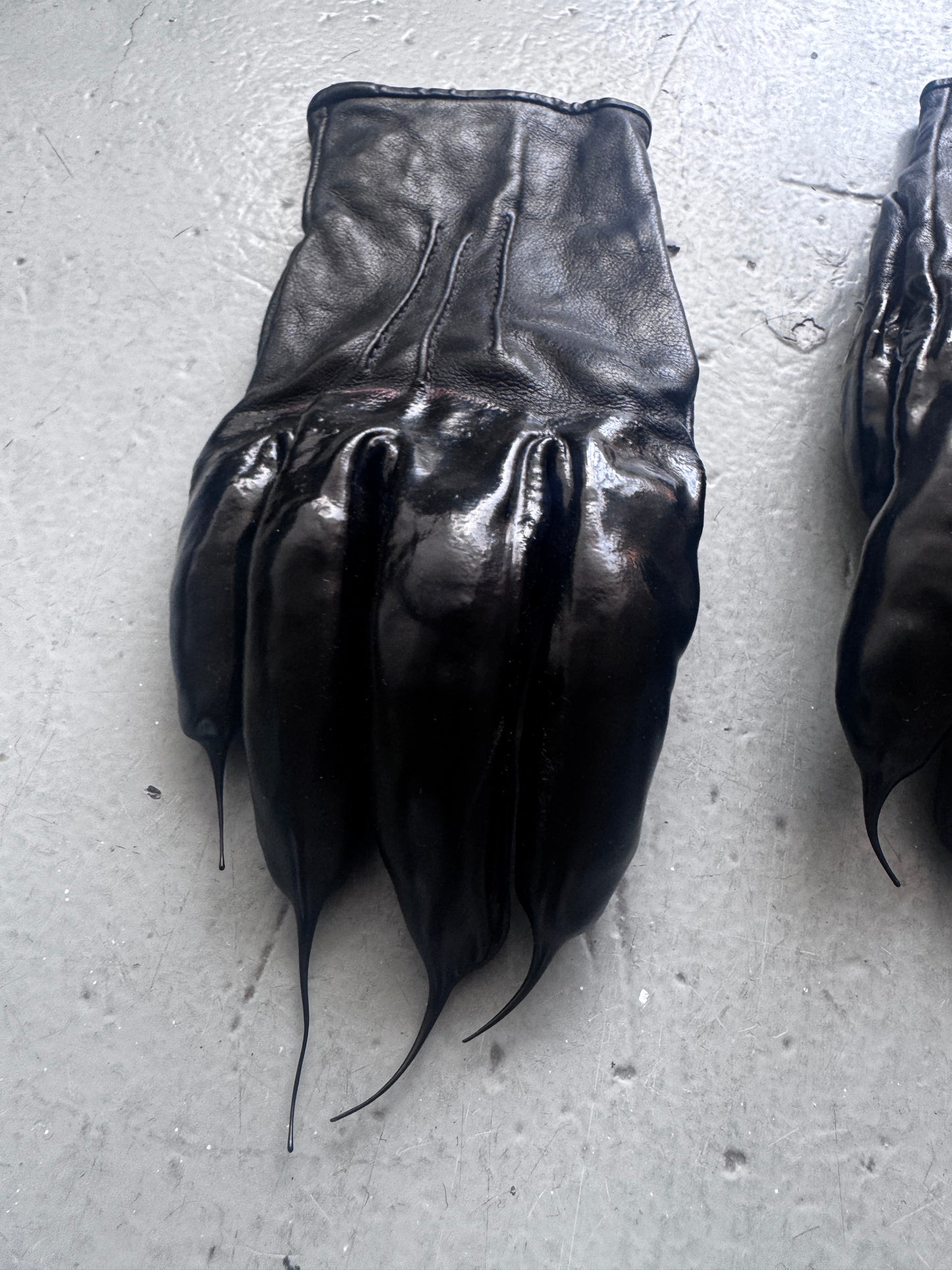 carol christian poell drip finger gloves