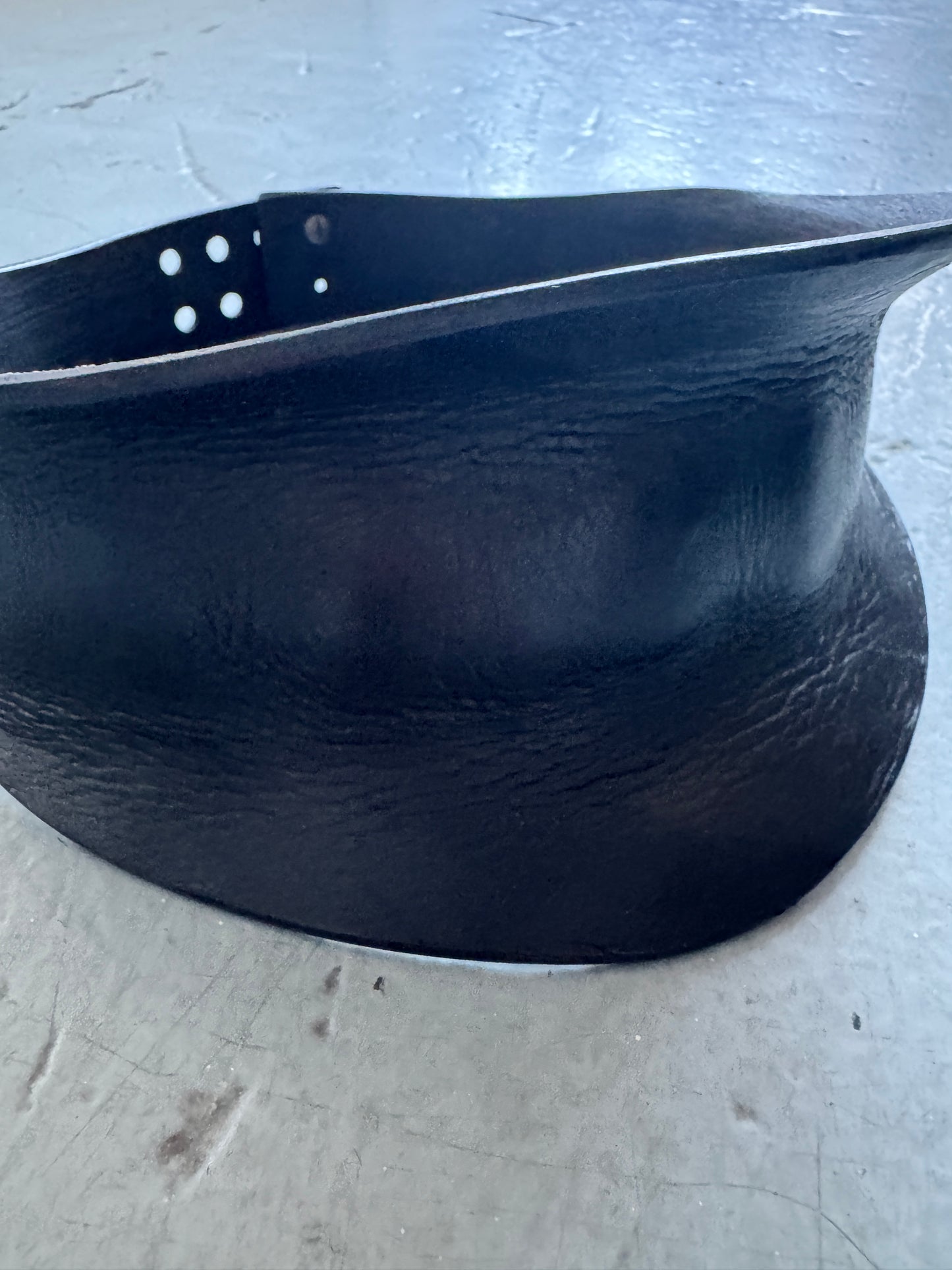 rick owens ss14 moulded leather visor cap