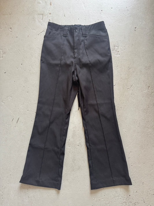 isamu katayama sewn pleat flare trouser