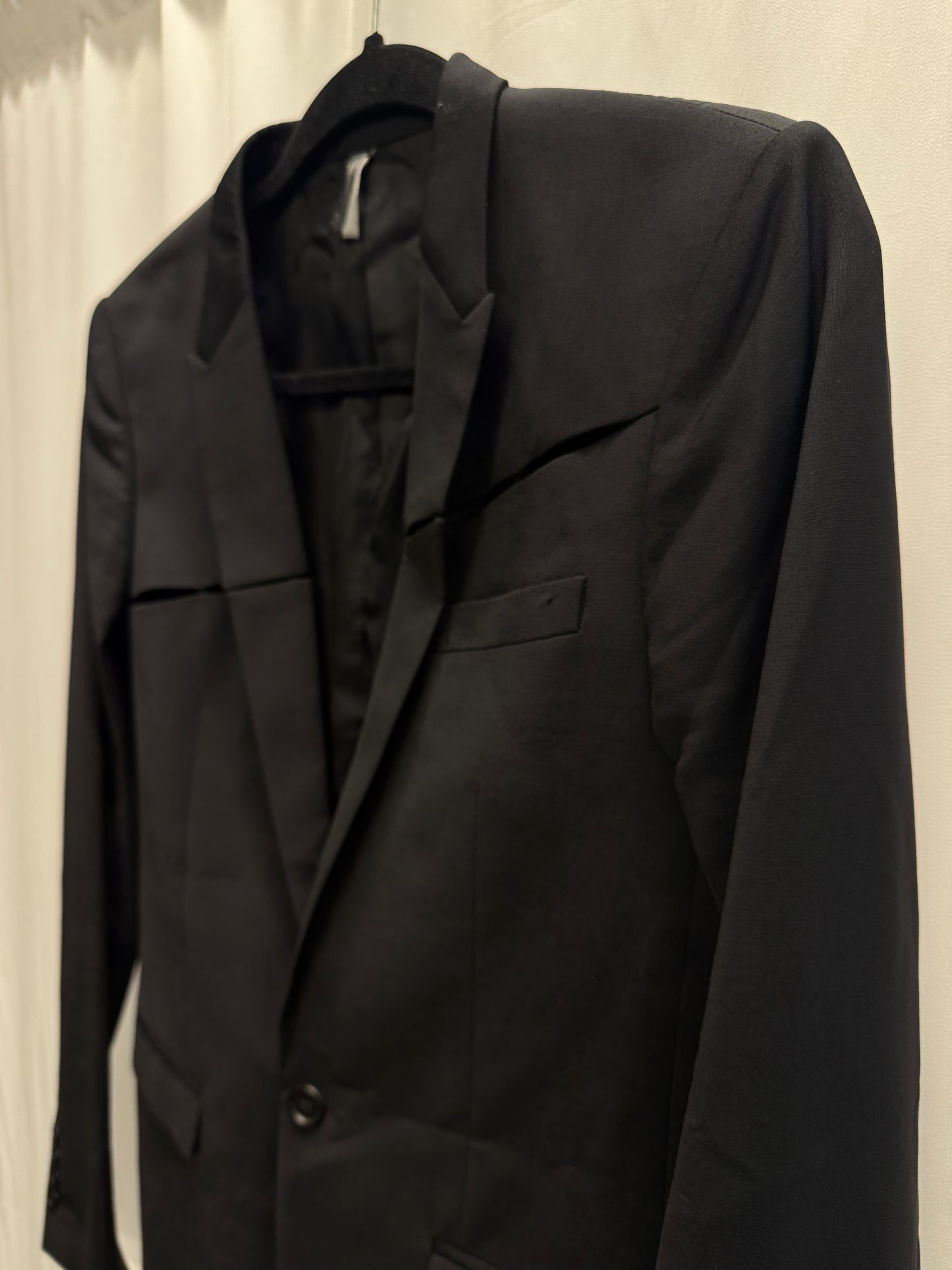 dior homme hedi slimane split blazer