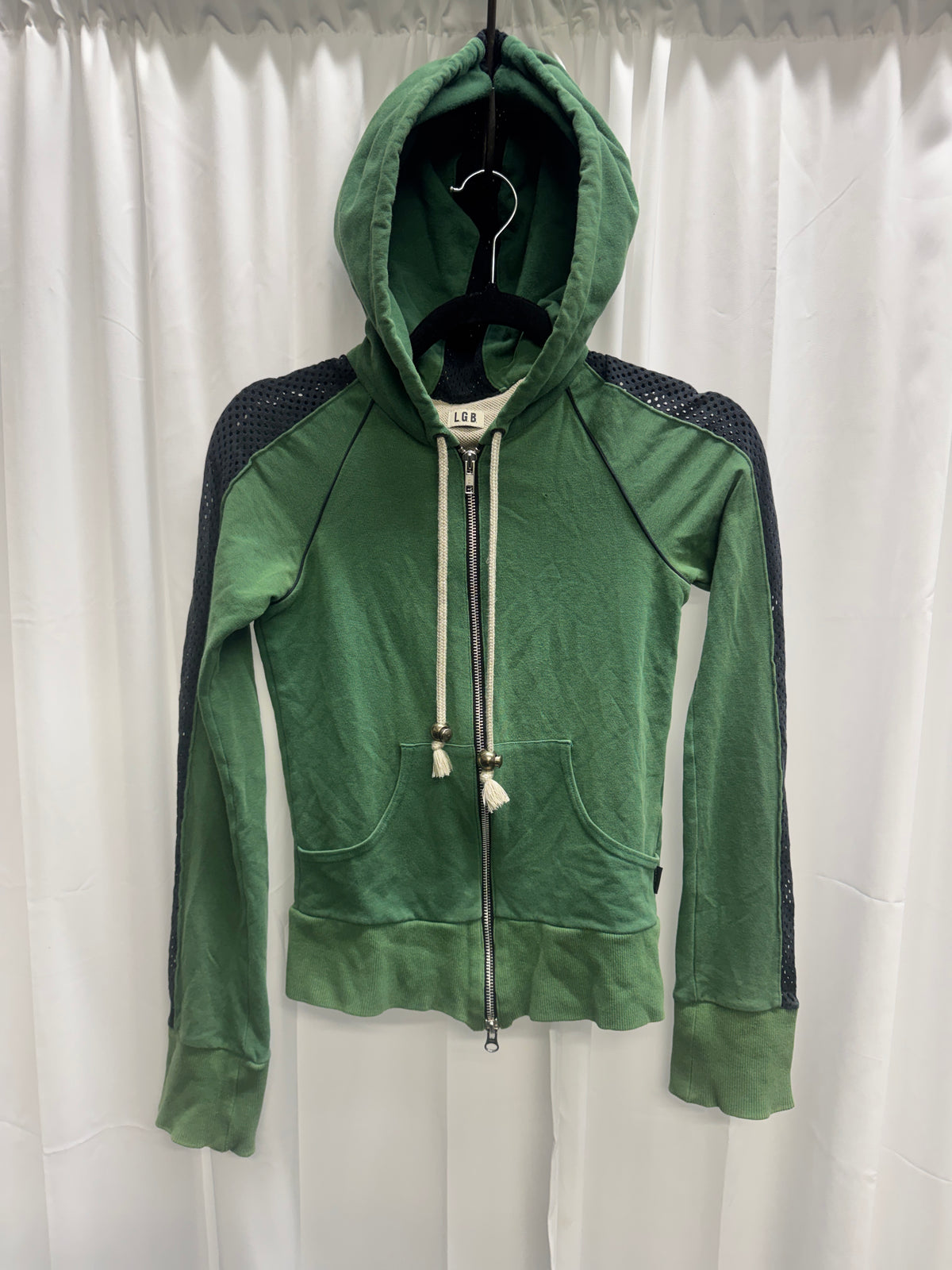 LGB 00s Zip Up Logo Boxer Hoodie