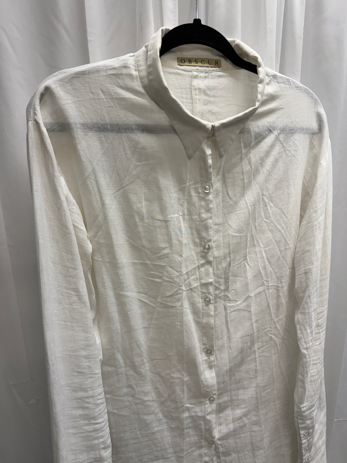 Obscur c.2011 Lightweight High Buttoning Shirt (M)