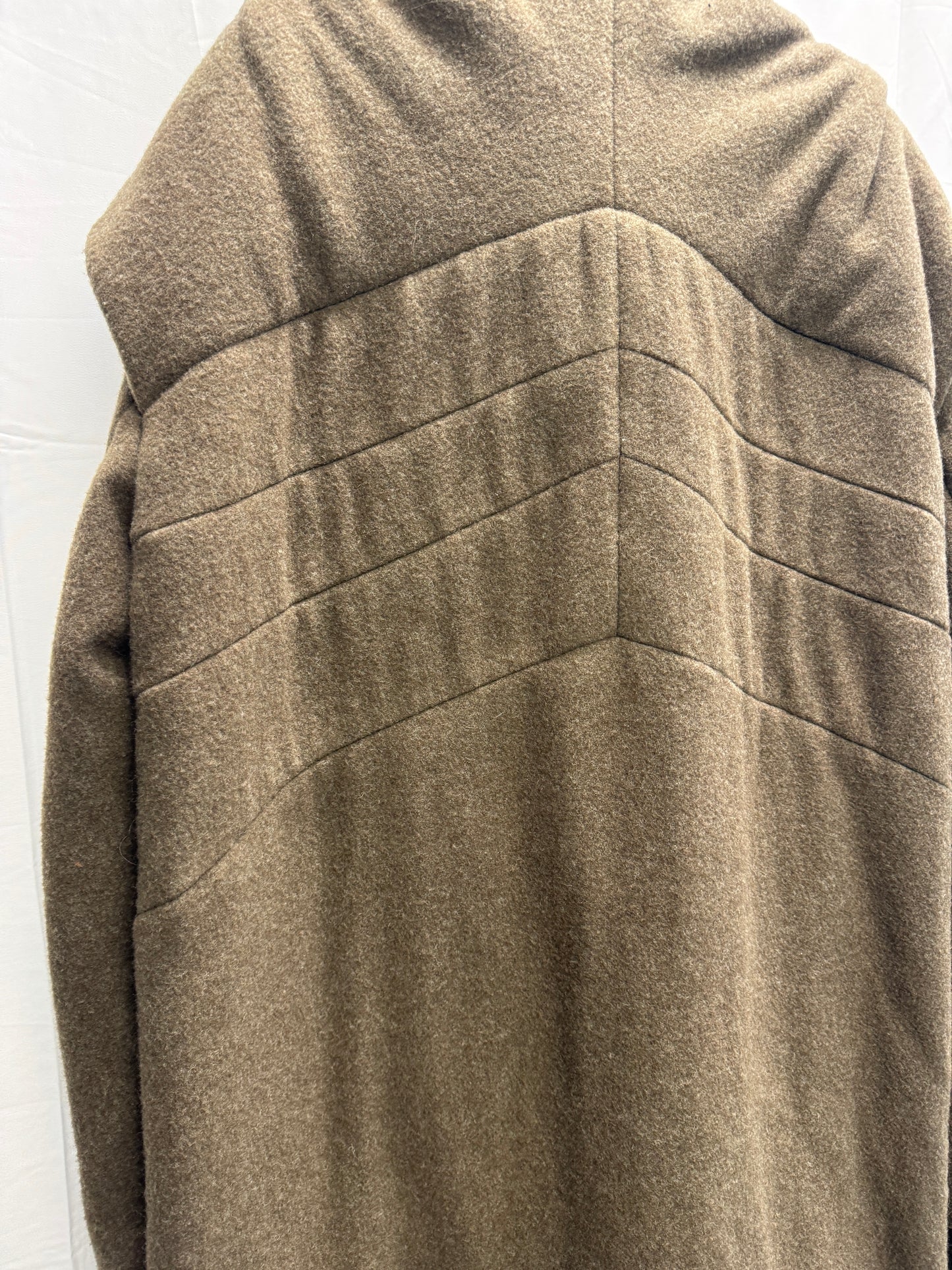 20471120 Extreme Double Layer Neck Knit Coat