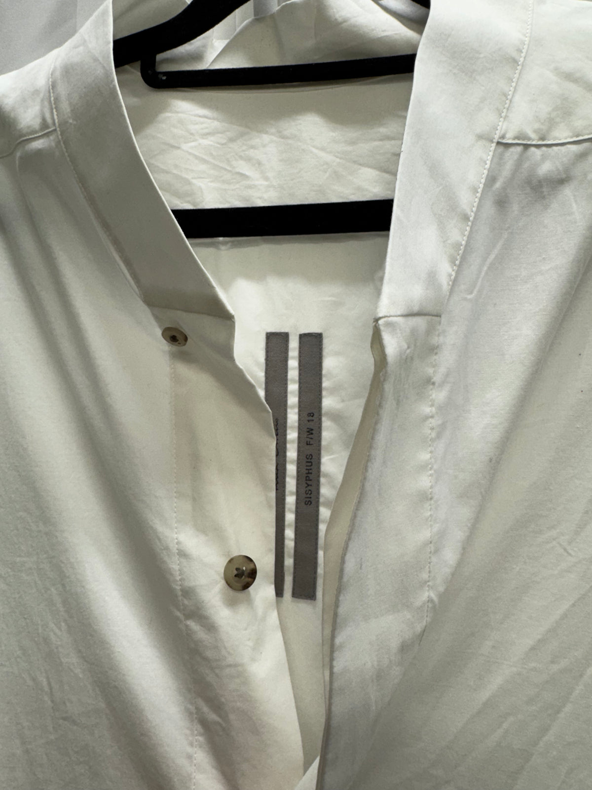Rick Owens AW18 Sisyphus Panel Shirt