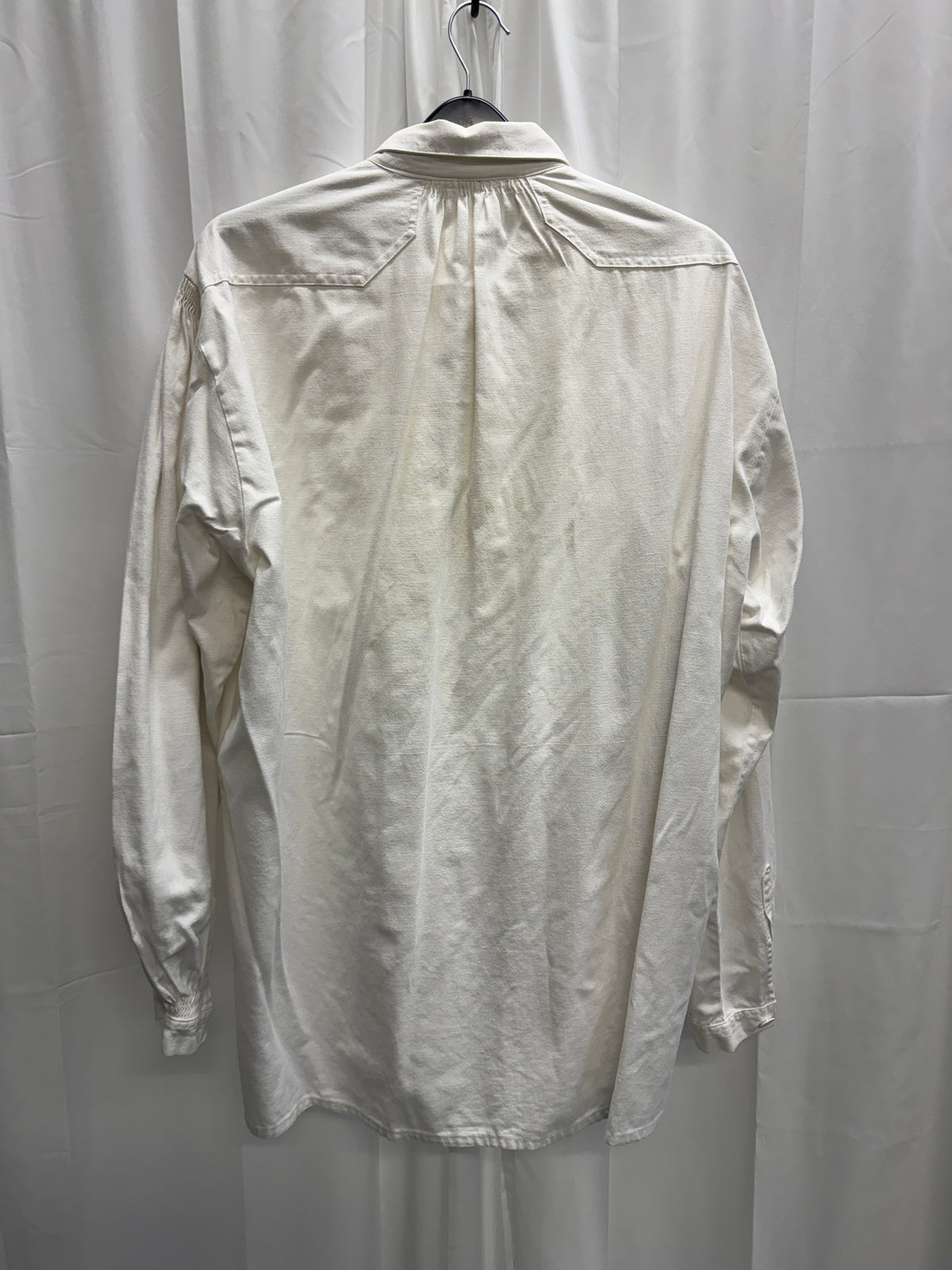 1930s Eastern European Folk Shirt — Intricate Pleated & Gathered Construction