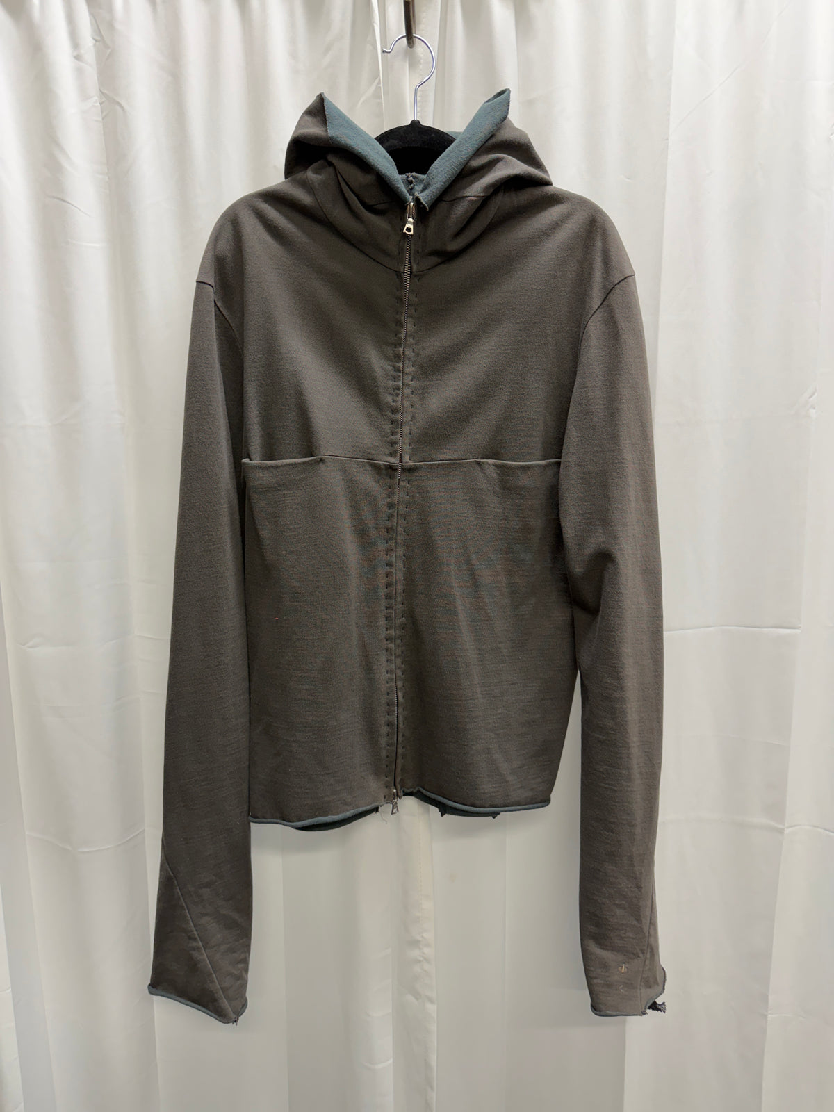 m.a+ Hooded One-Piece Aviator Jacket — Olive / Teal (M/L)