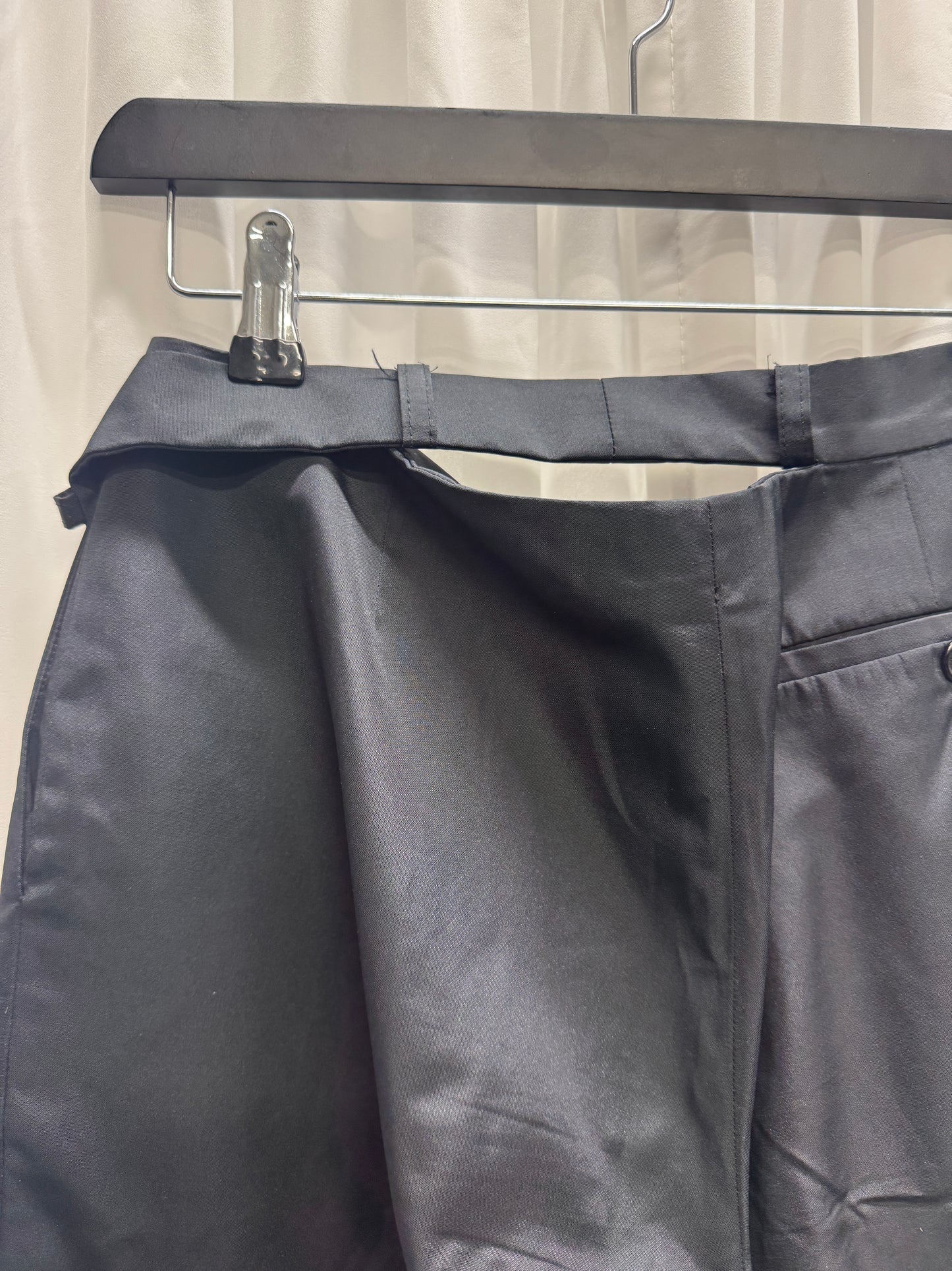 YSL Rive Gauche - AW00 Hedi Slimane Split Waistband Wide Trouser
