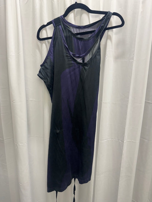 ann demeulemeester triple layered adjustable drape silk dress