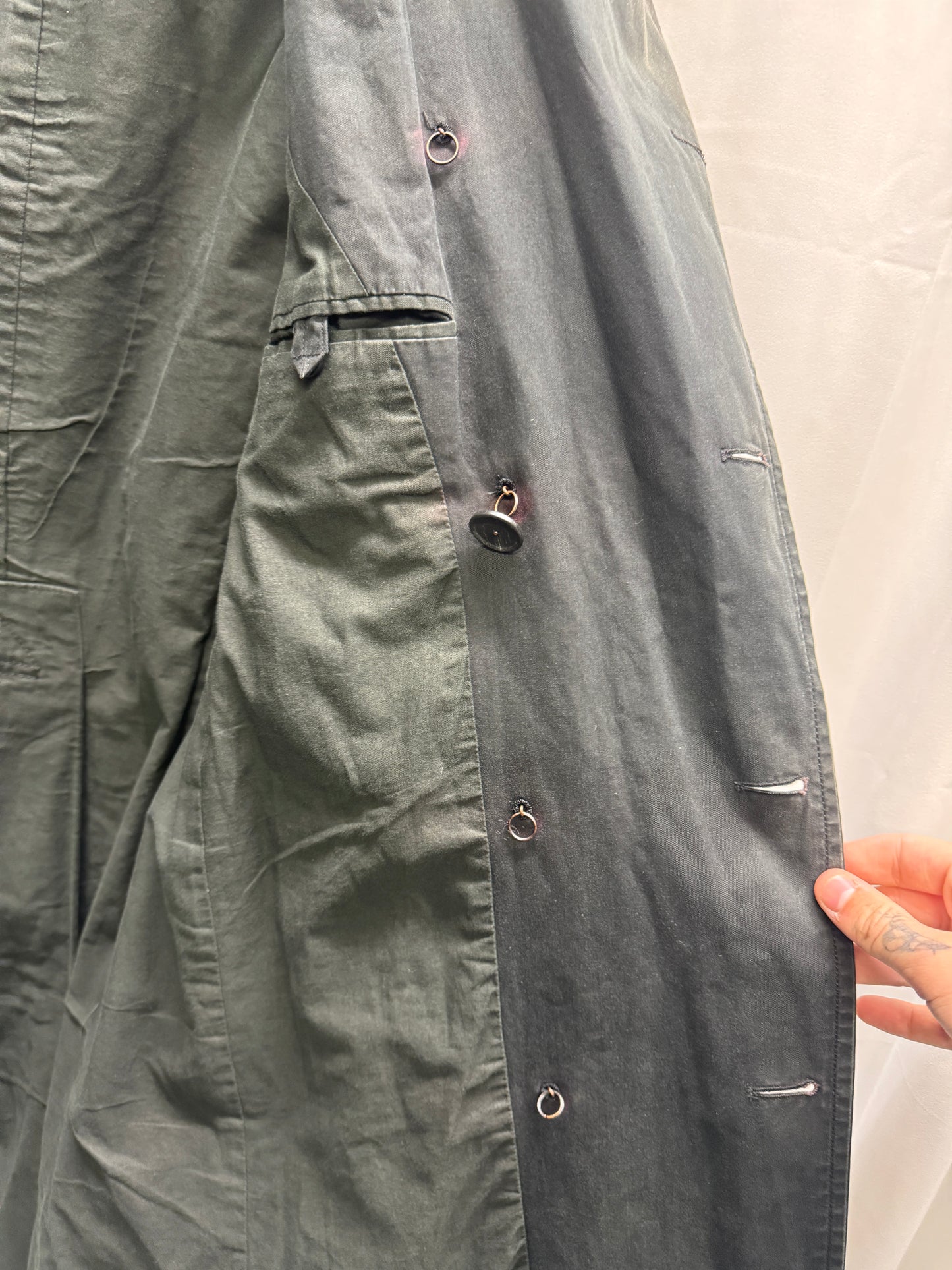 Veronique Branquinho AW01 Modular Bond Trench Coat 48