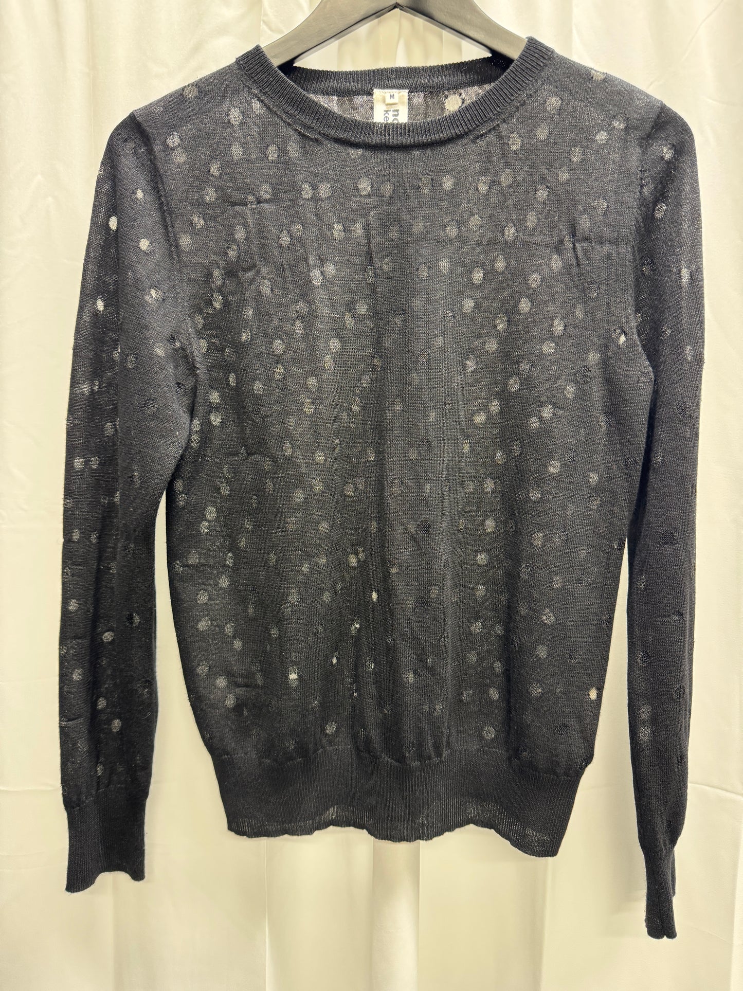 noir kei ninomiya spot patch knit