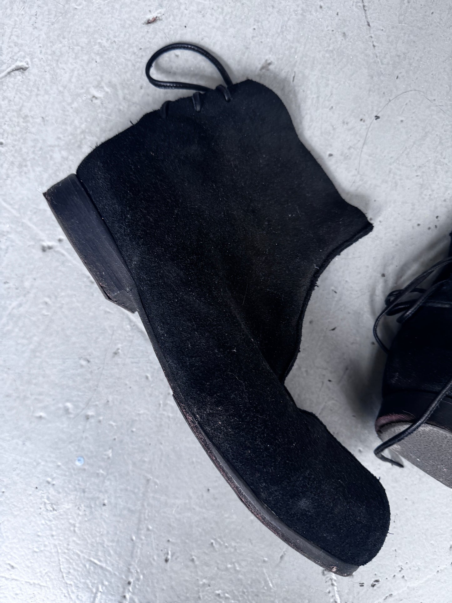Carpe Diem Backlace Suede Boot