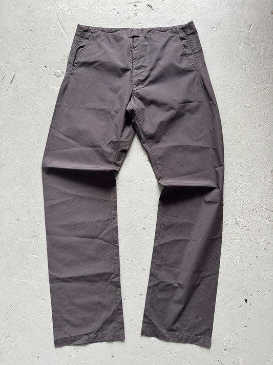 martin margiela no waistband canvas trouser