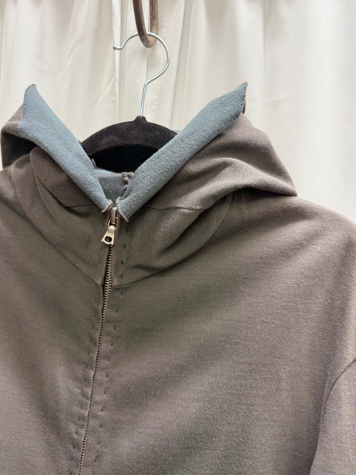 m.a+ Hooded One-Piece Aviator Jacket — Olive / Teal (M/L)