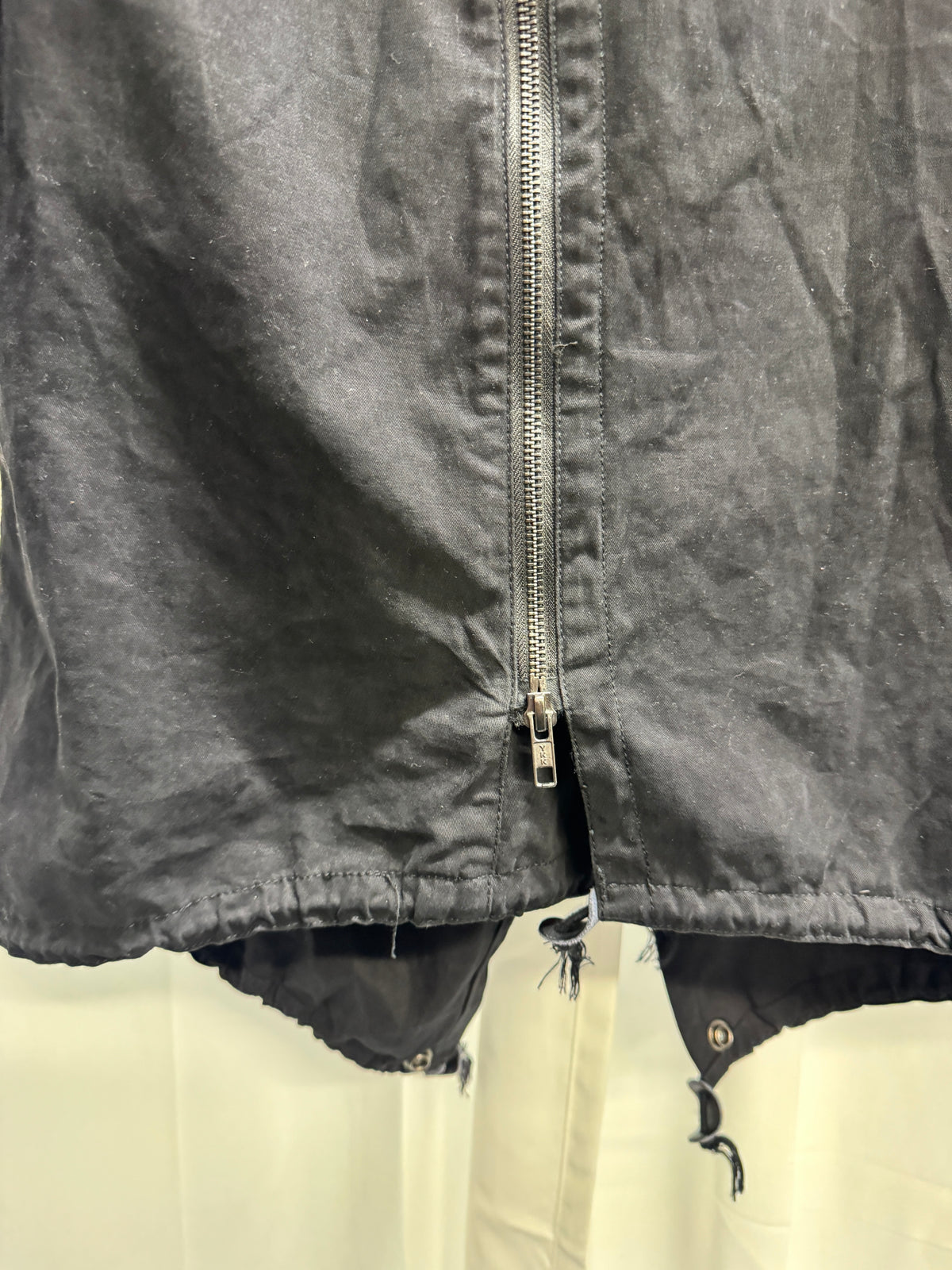 Nude: Masahiko Maruyama Deconstructed Cotton Modular Zip Wired Parka