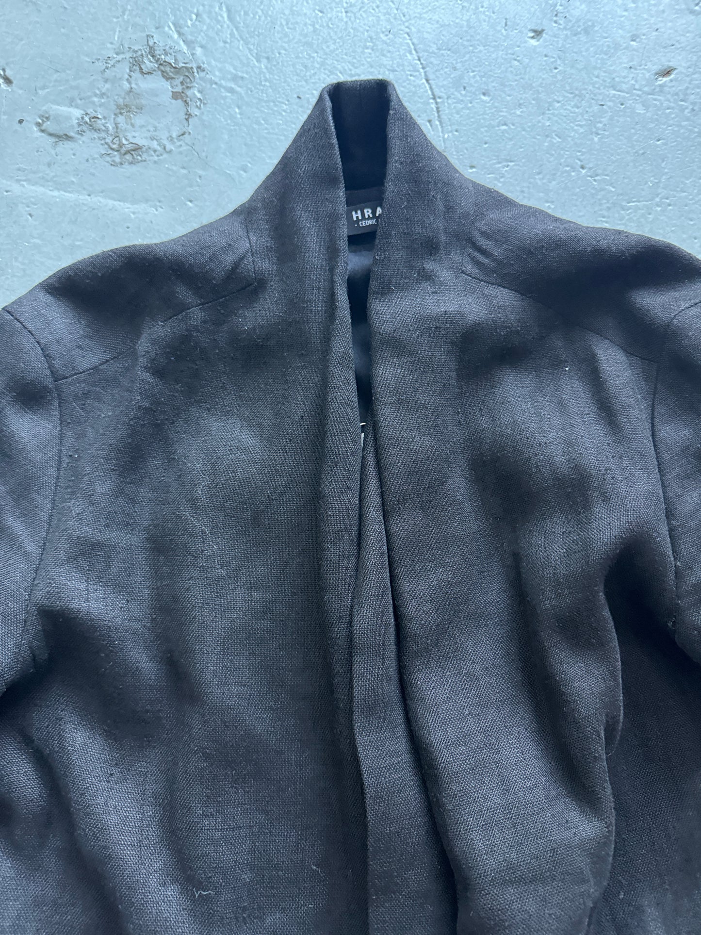 hraun cedric jacquemyn knit layer jacket