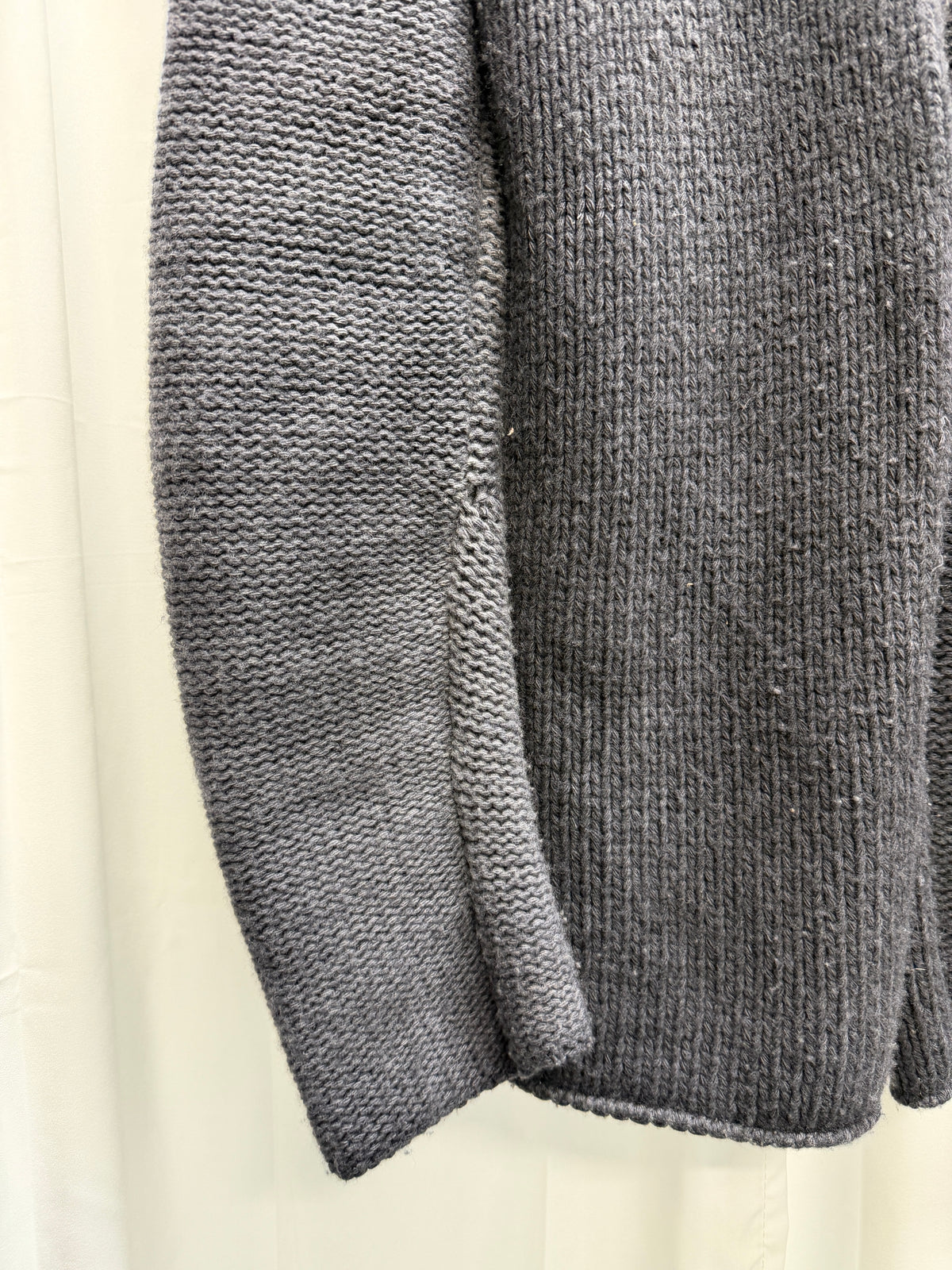 LM Altieri (Carpe Diem) 2003 Heavy Lambswool Clasped Knit Jacket (L)