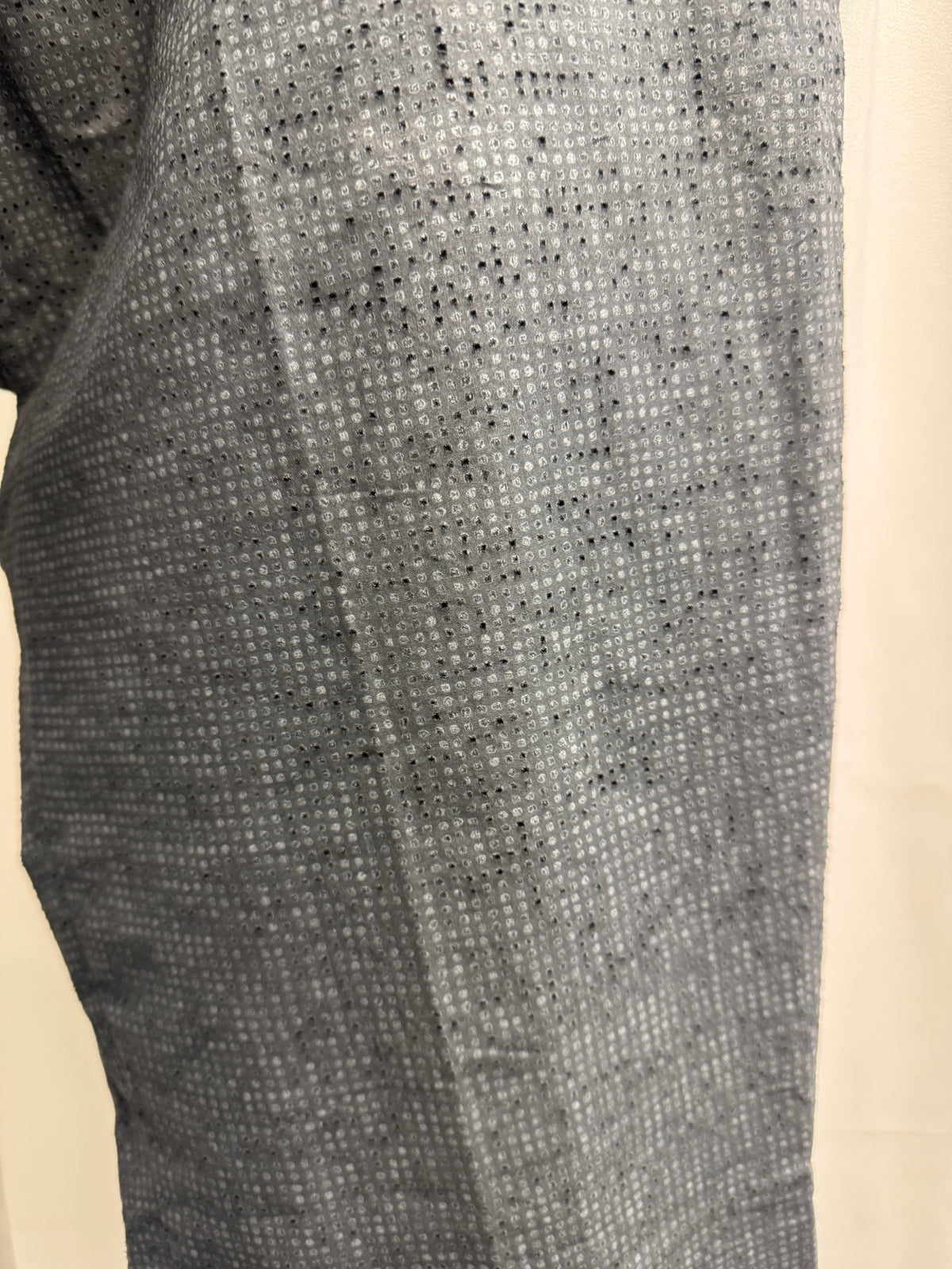 Nicolas Andreas Taralis Laser Cut Textile Slim Xlong Trouser