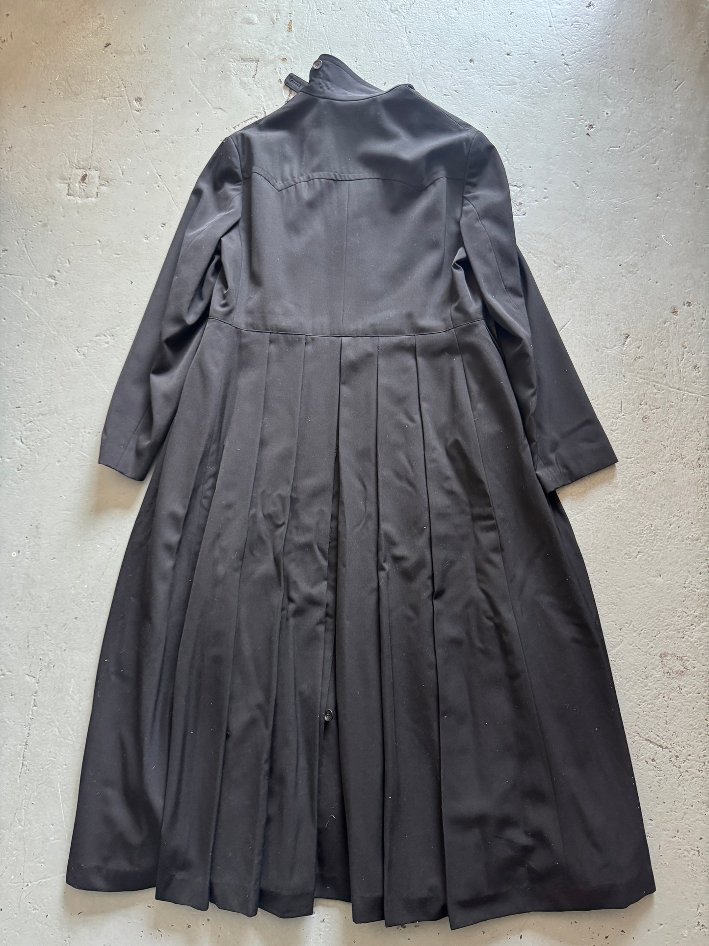 masaki matsushima homme 90s mega pleat cassock coat