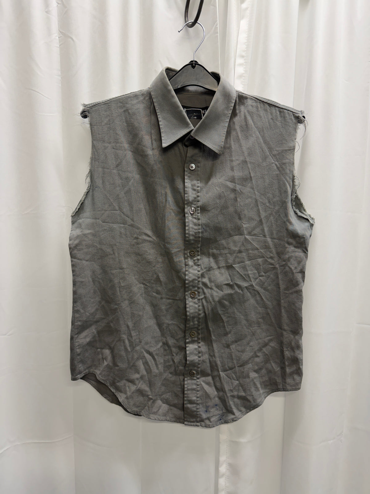 Raf Simons SS99 Sleeveless Button Shirt