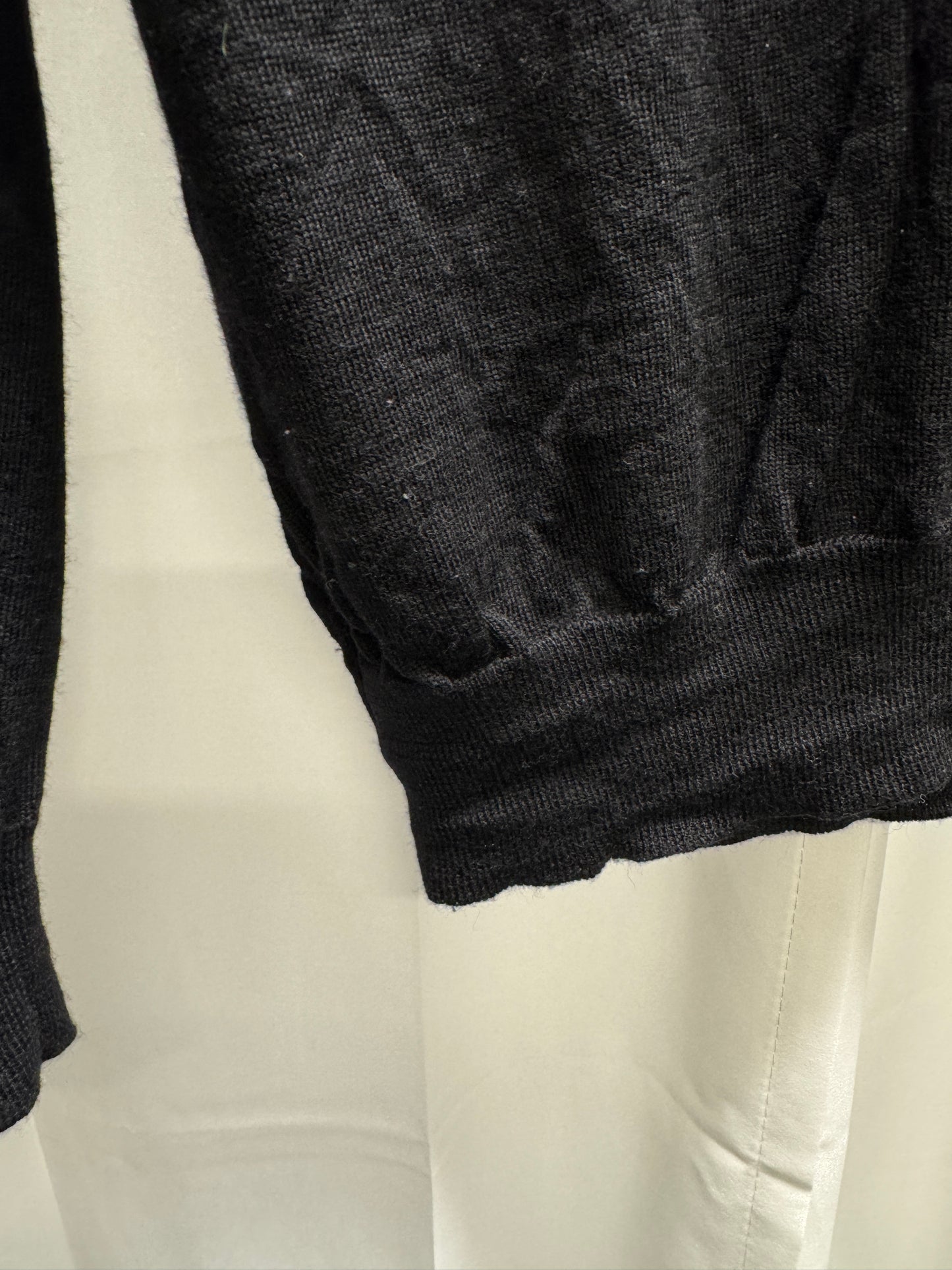 dior homme 2010 kris van assche distressed knit sweater