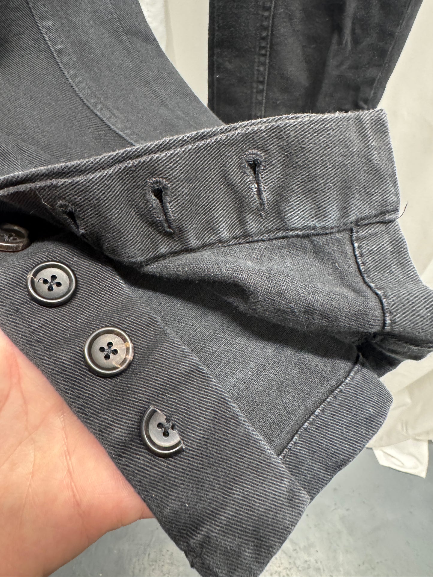 Alexandre Plokhov Stretch Slim/Skinny Buttoned Flare Jeans