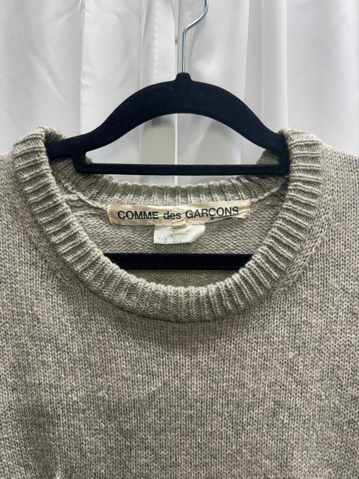 COMME des GARÇONS AW2022 outseam wool knit