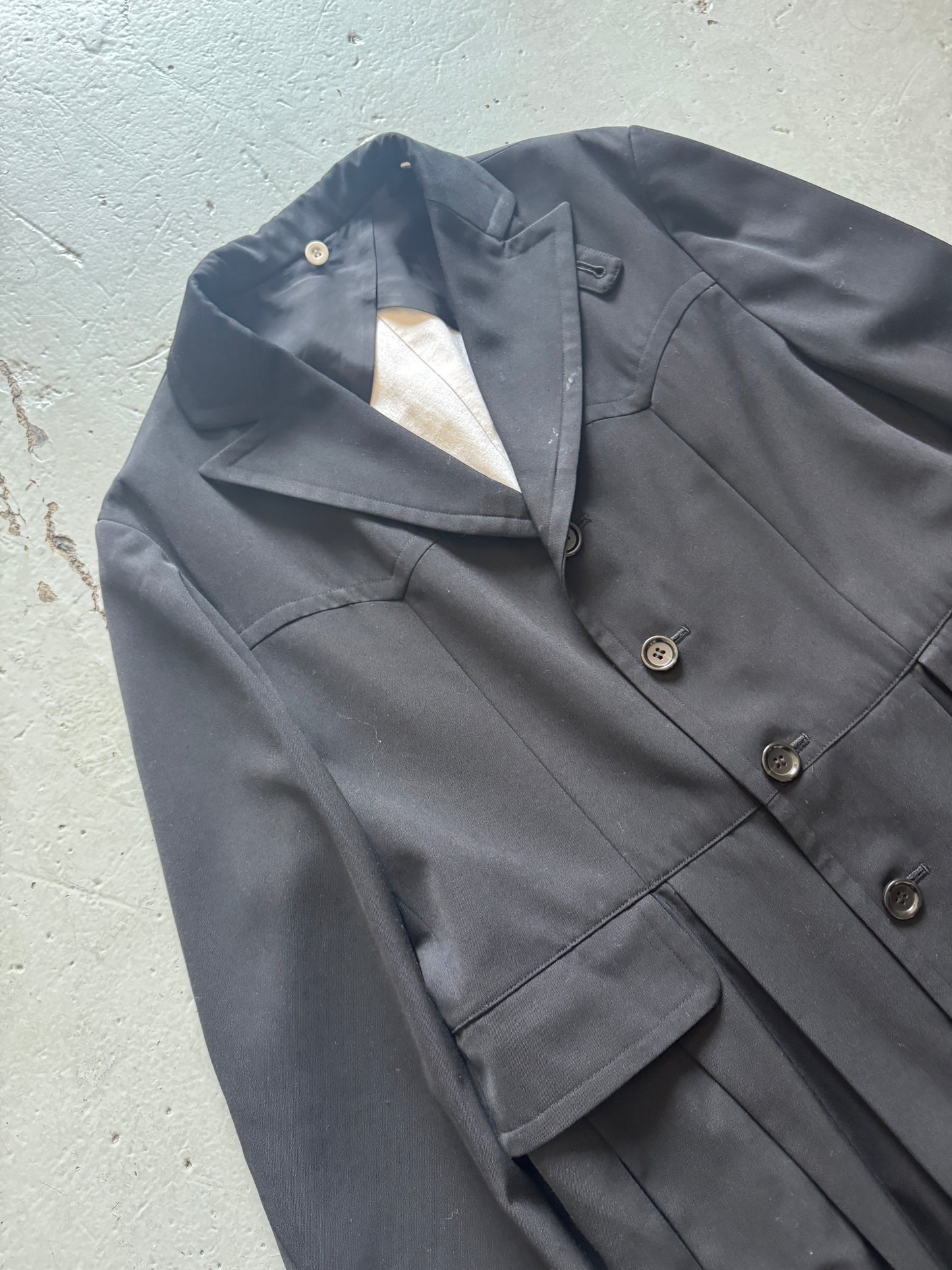 masaki matsushima homme 90s mega pleat cassock coat