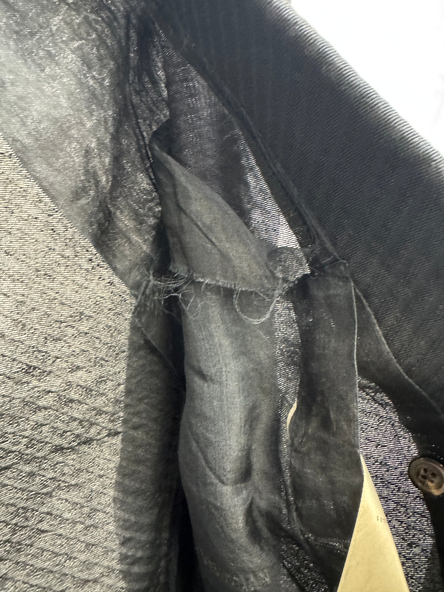 Rick Owens SS18 Dirt Semi Sheer Cargo Blazer