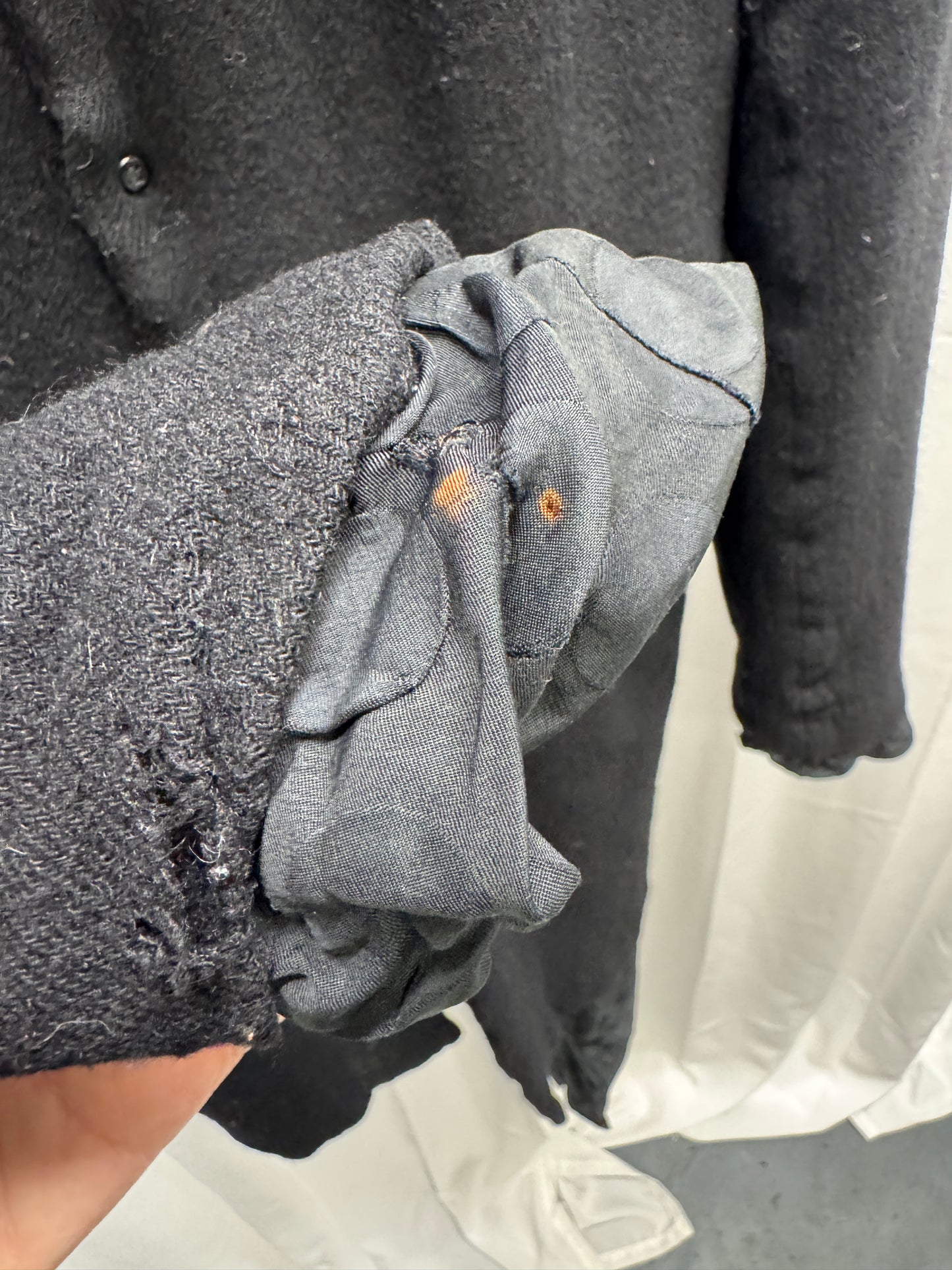 Comme Des Garcons Homme Plus AW21 Darkroom Shrunken Wool Reversible Coat