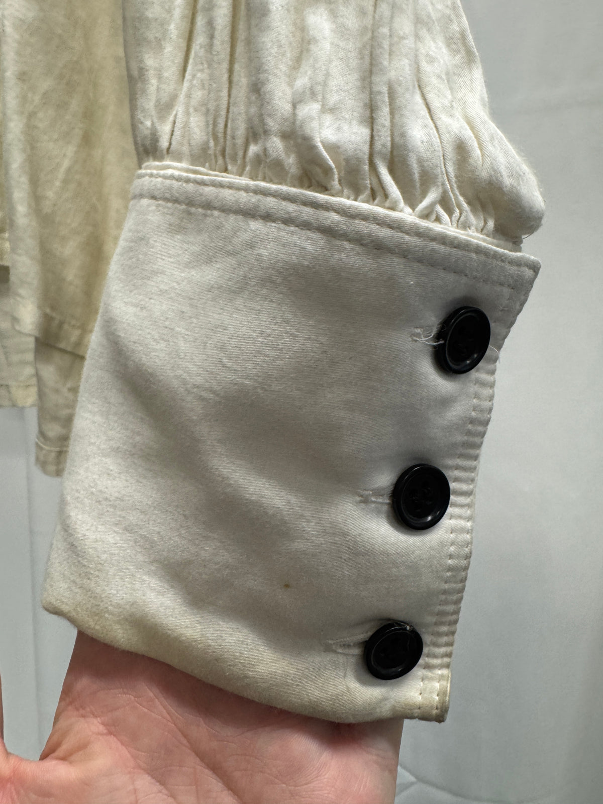 Christopher Nemeth — Extreme Volume Pleated & Gathered Cotton Lawn Shirt