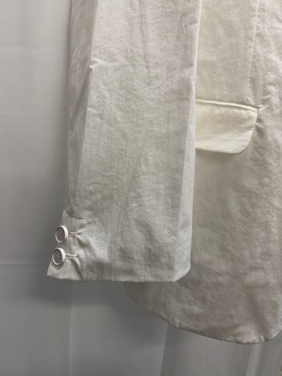 Maison Margiela SS19 Point-Lapel Cinched-Back Blazer (M)