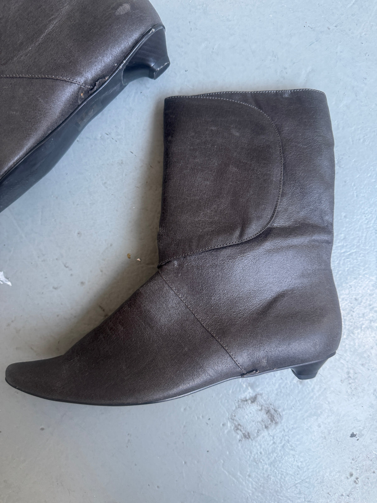 wrap detail mini heeled boot 7