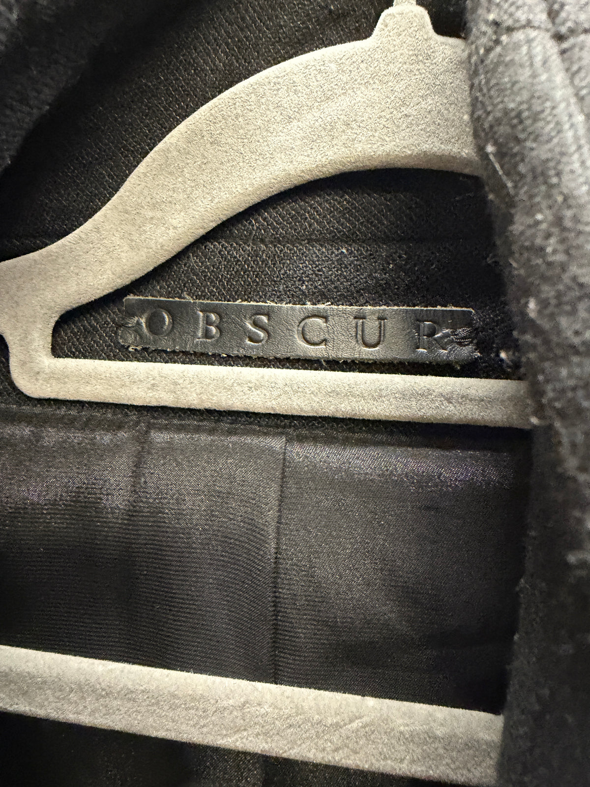 Obscur AW12 ‘Bound’ Heavy Wool Devil Lapel Overlap Coat