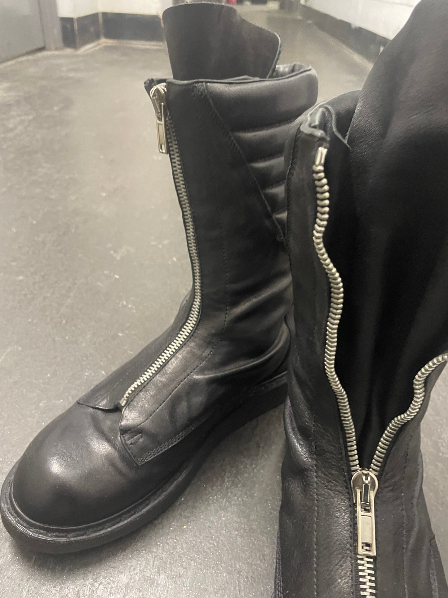 Rick Owens Mohawk Basket Creeper Boots
