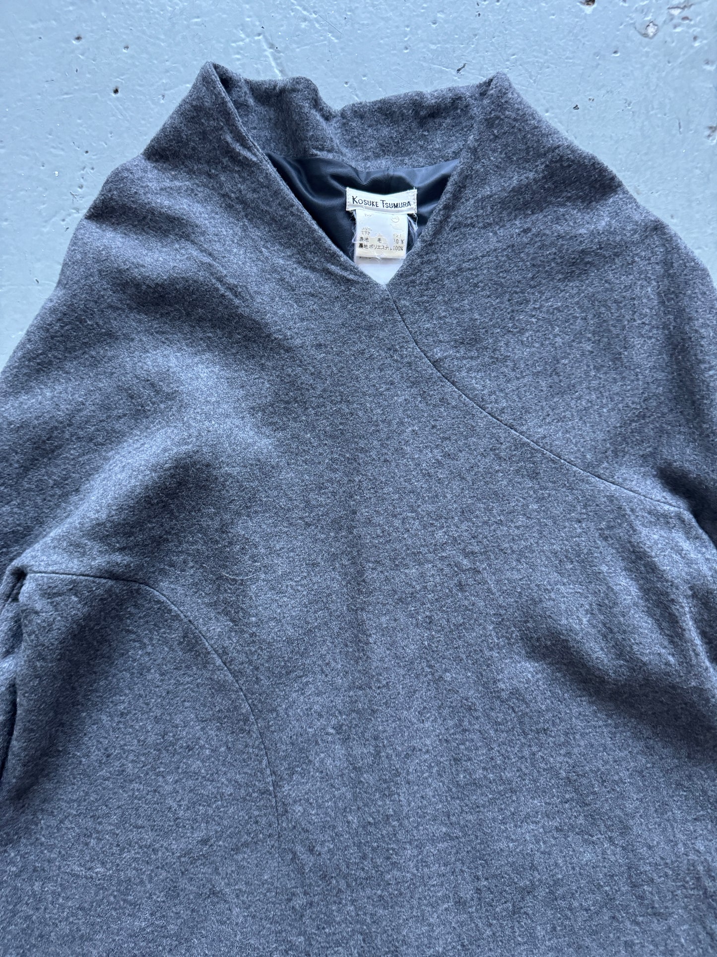 kosuke tsumura twist cut knit sweater