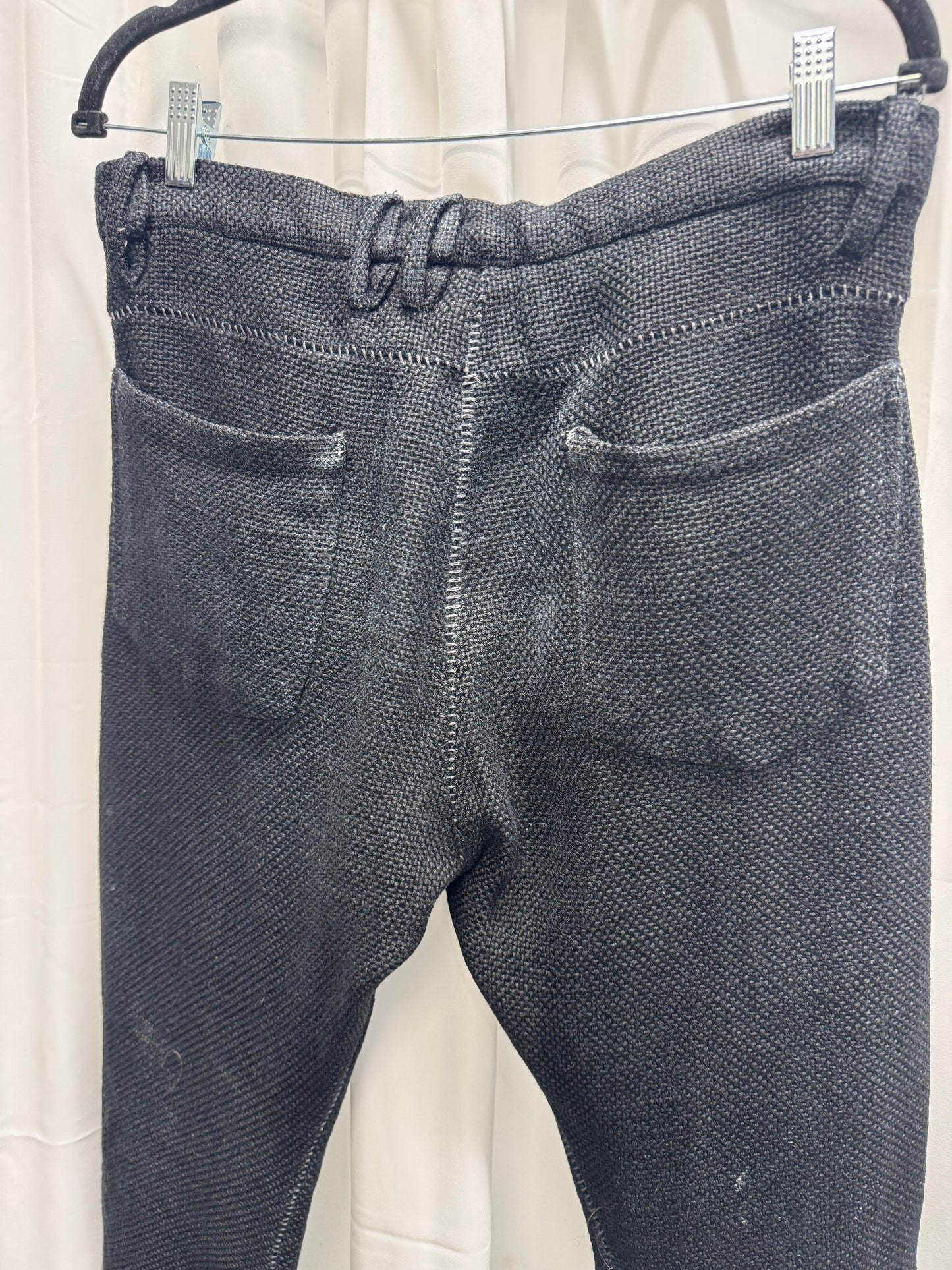 Zam Barrett Heavy Woven Spiral Banana Overlock Trousers