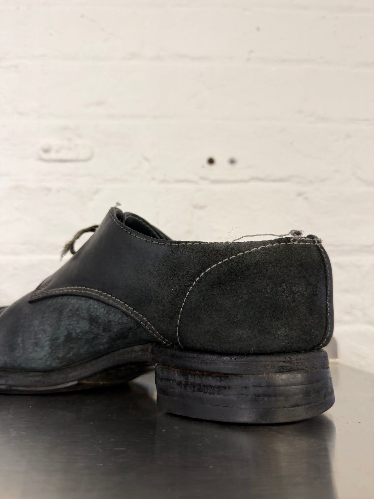 Carol Christian Poell Horse Leather 4 Hole Laced Derbies (42)