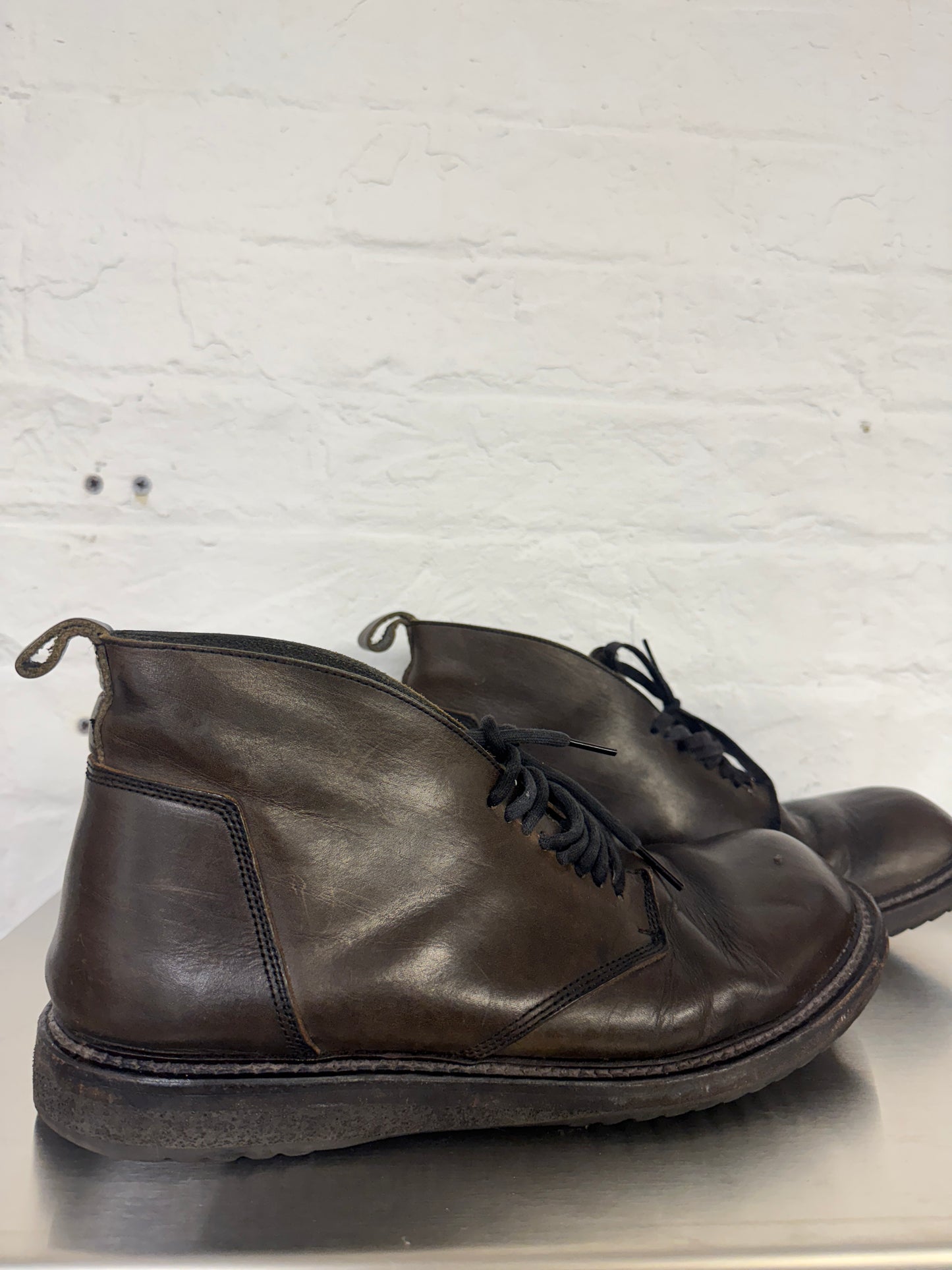 Rick Owens AW14 Moody Slanted Chukka Boot