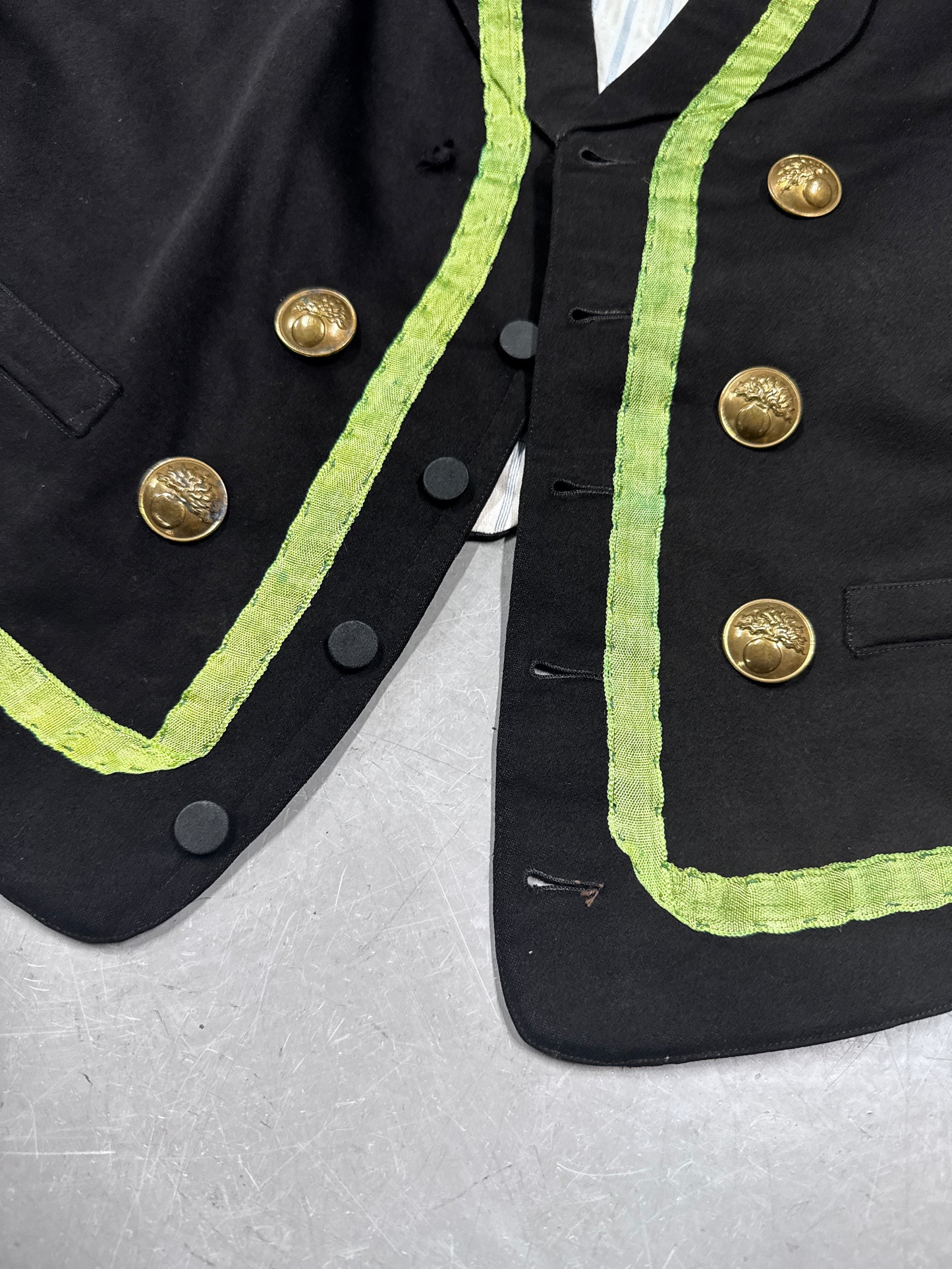 Antique French taped waistcoat