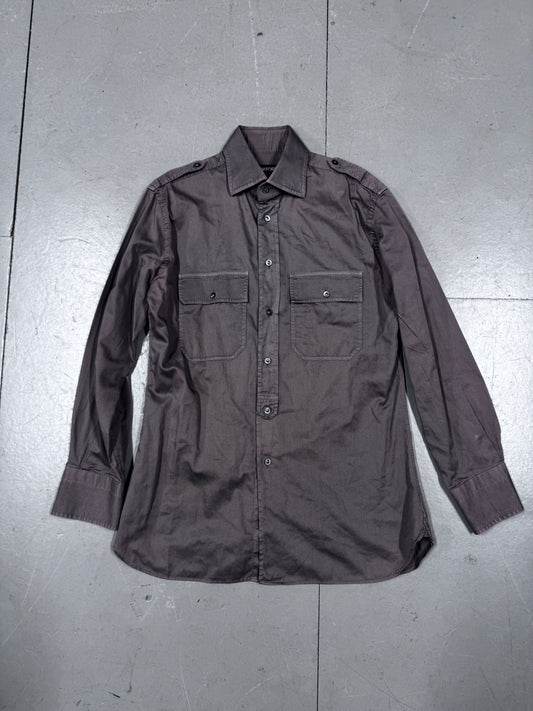 Tom Ford Military Epaulet Shirt