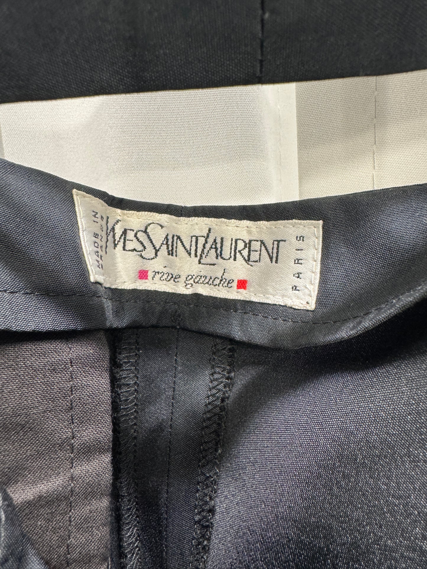 YSL Rive Gauche - AW00 Hedi Slimane Split Waistband Wide Trouser