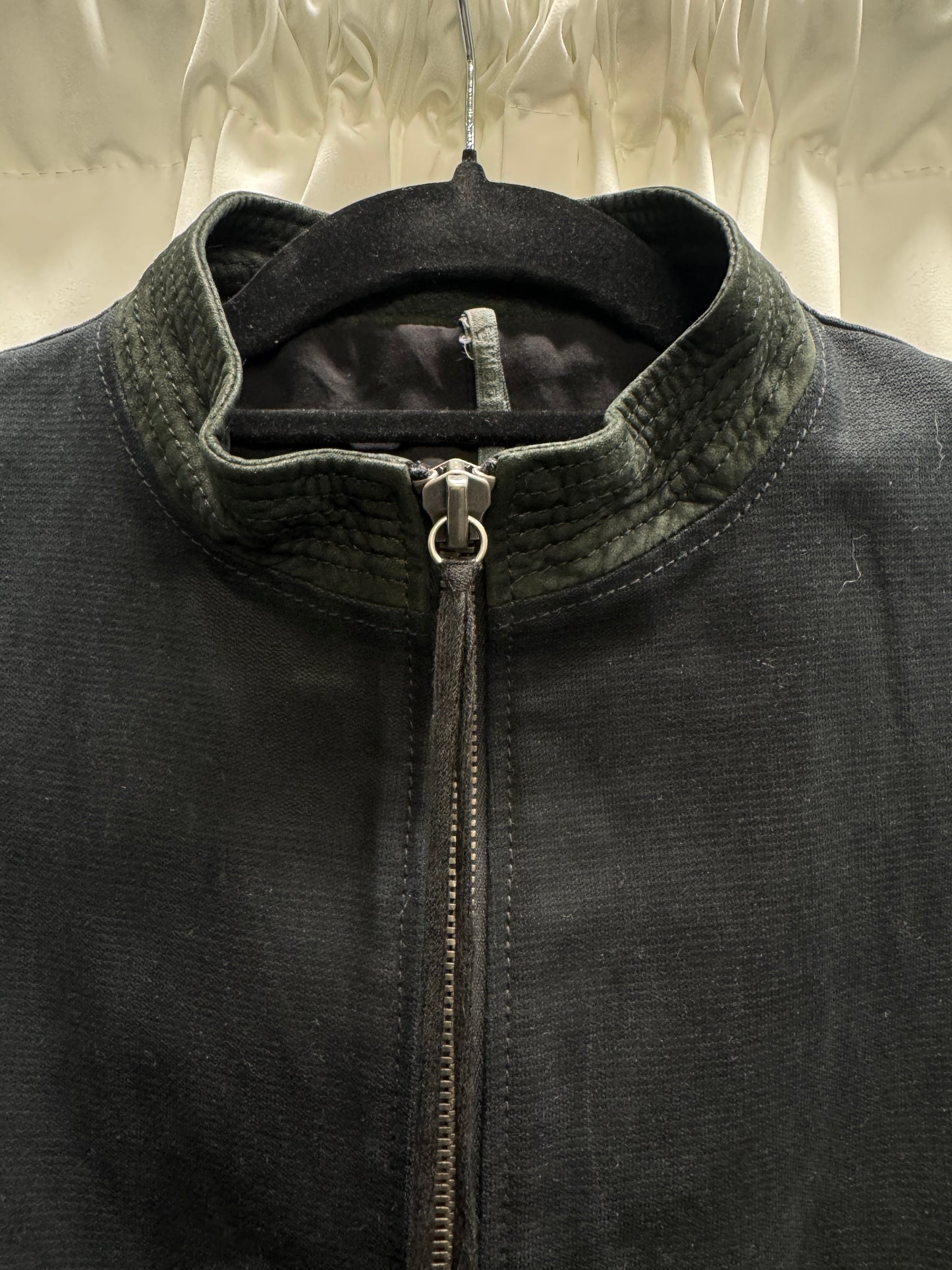 damir doma leather sleeve and belt jacket