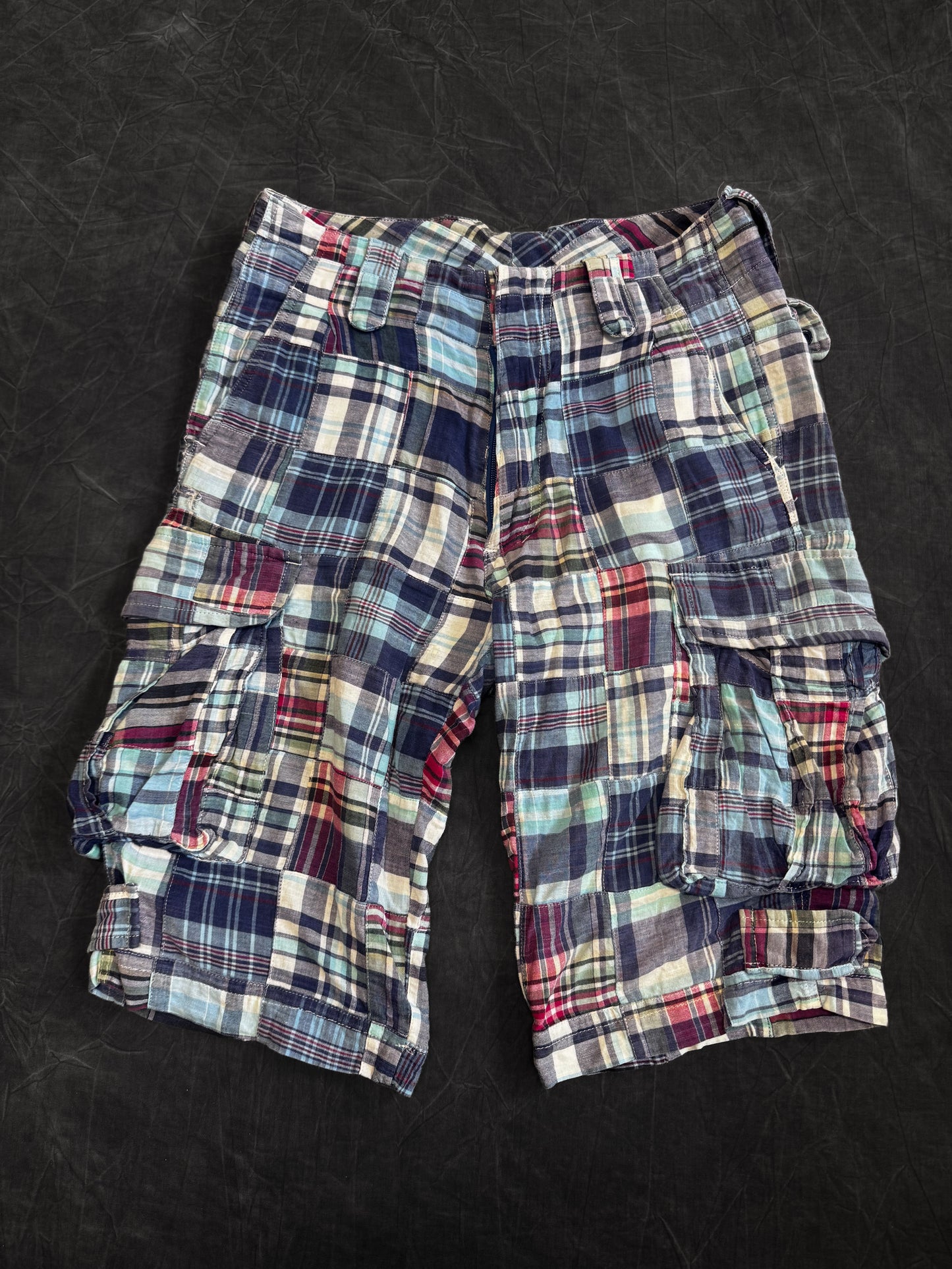 Taishi Nobukuni Patchwork Shorts