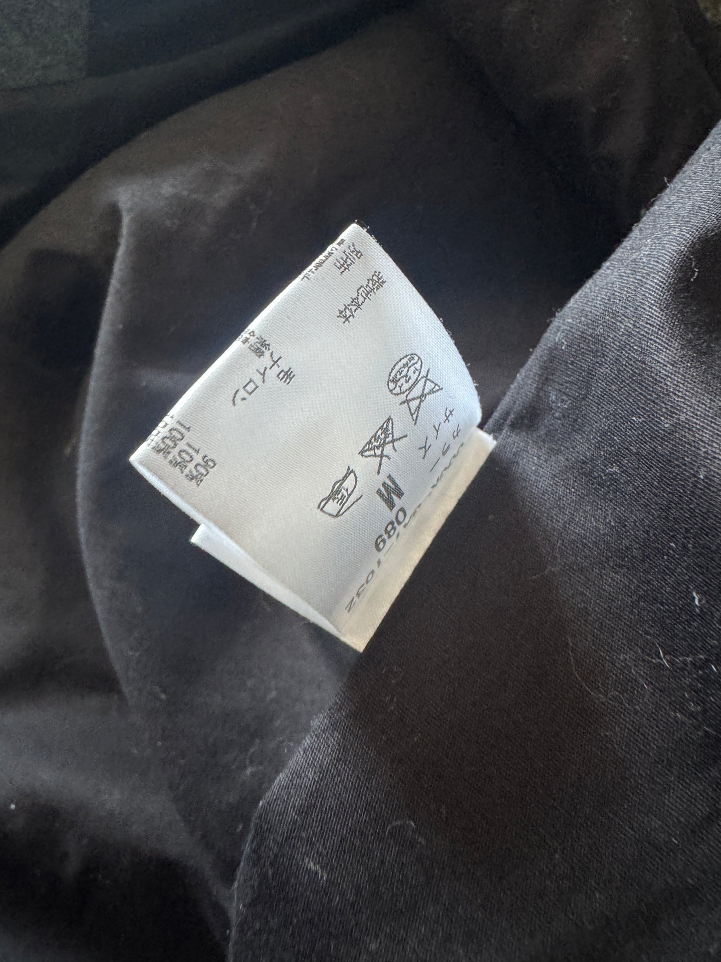 hussein chalayan cross front wool coat