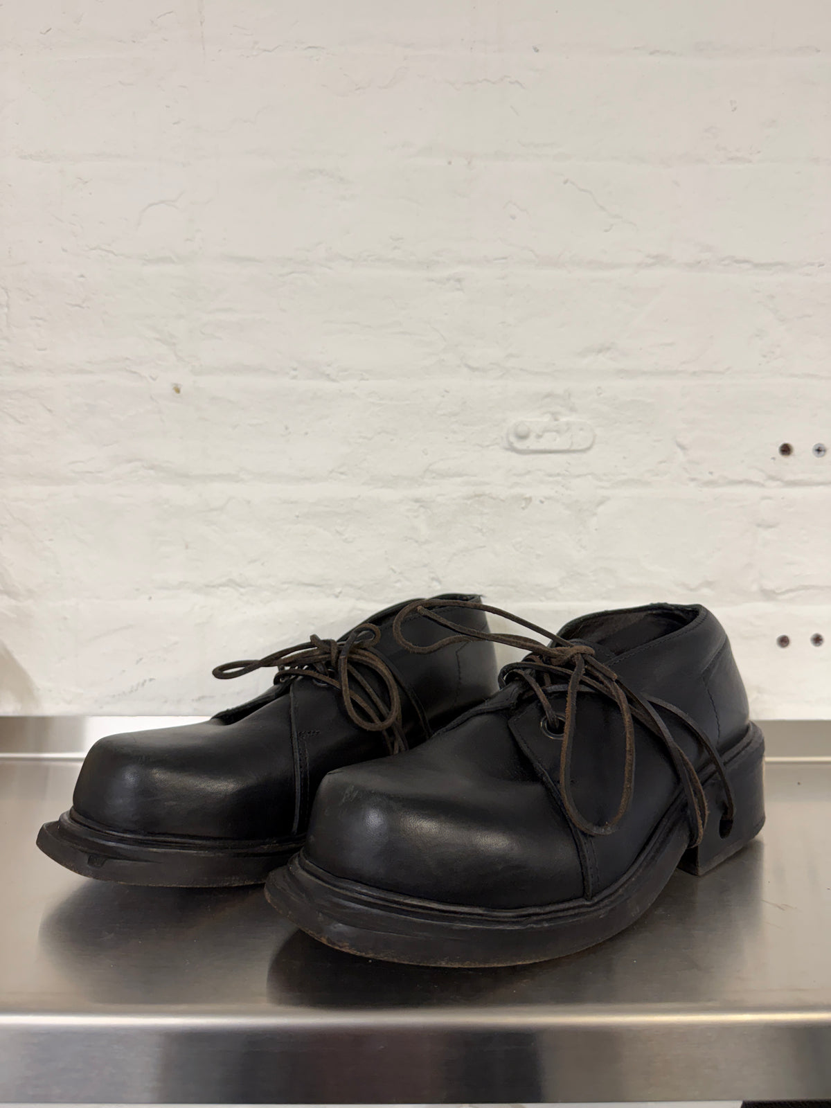 Dirk Bikkembergs Bungee Lace Wrap Leather Derby