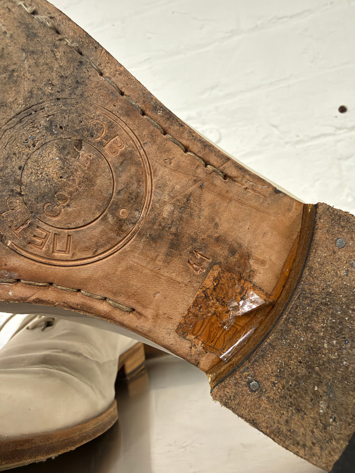 Petar Petrov Reverse Leather One-Piece Derbies