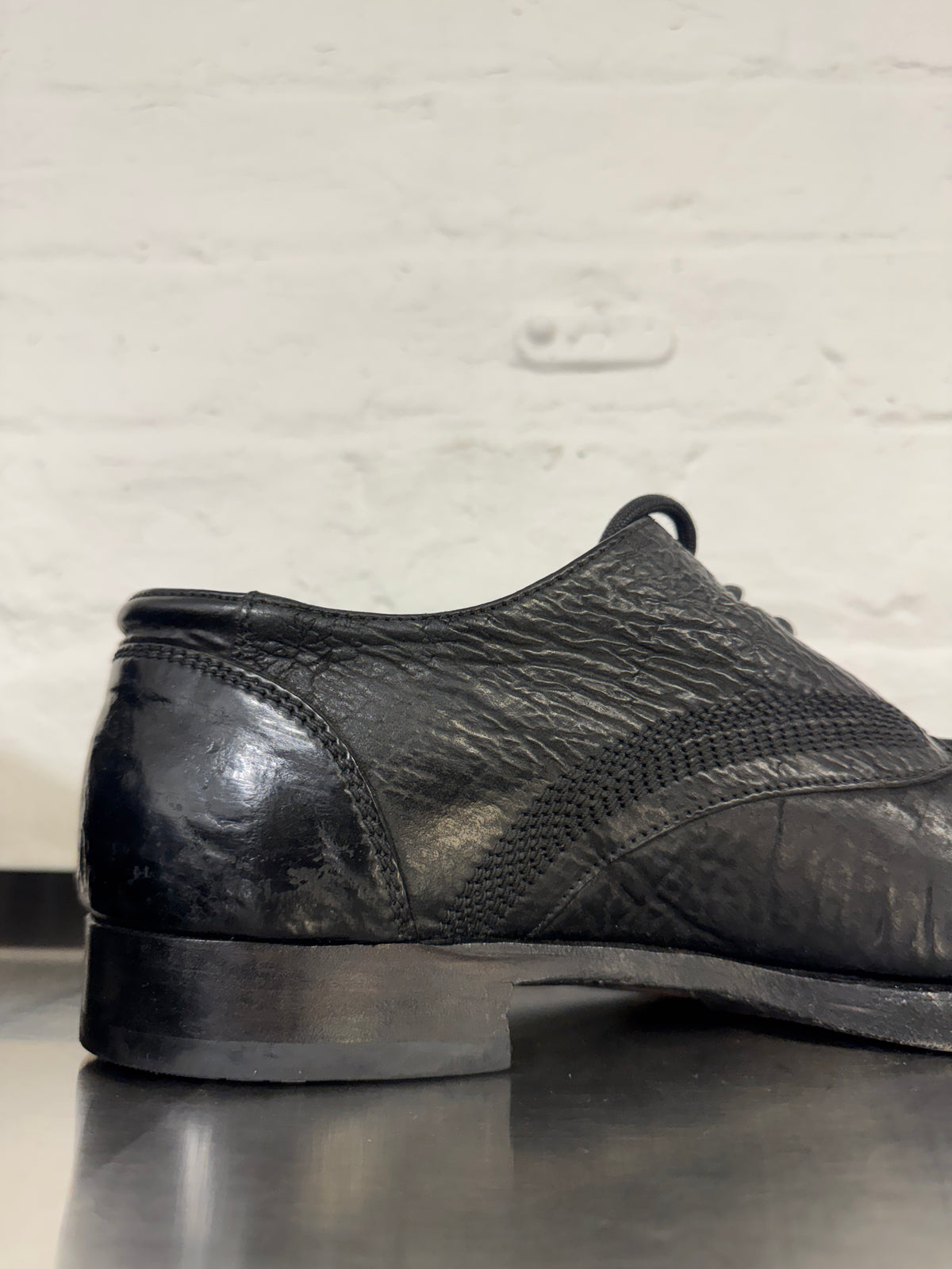 The Last Conspiracy Textured Horse Leather Derby