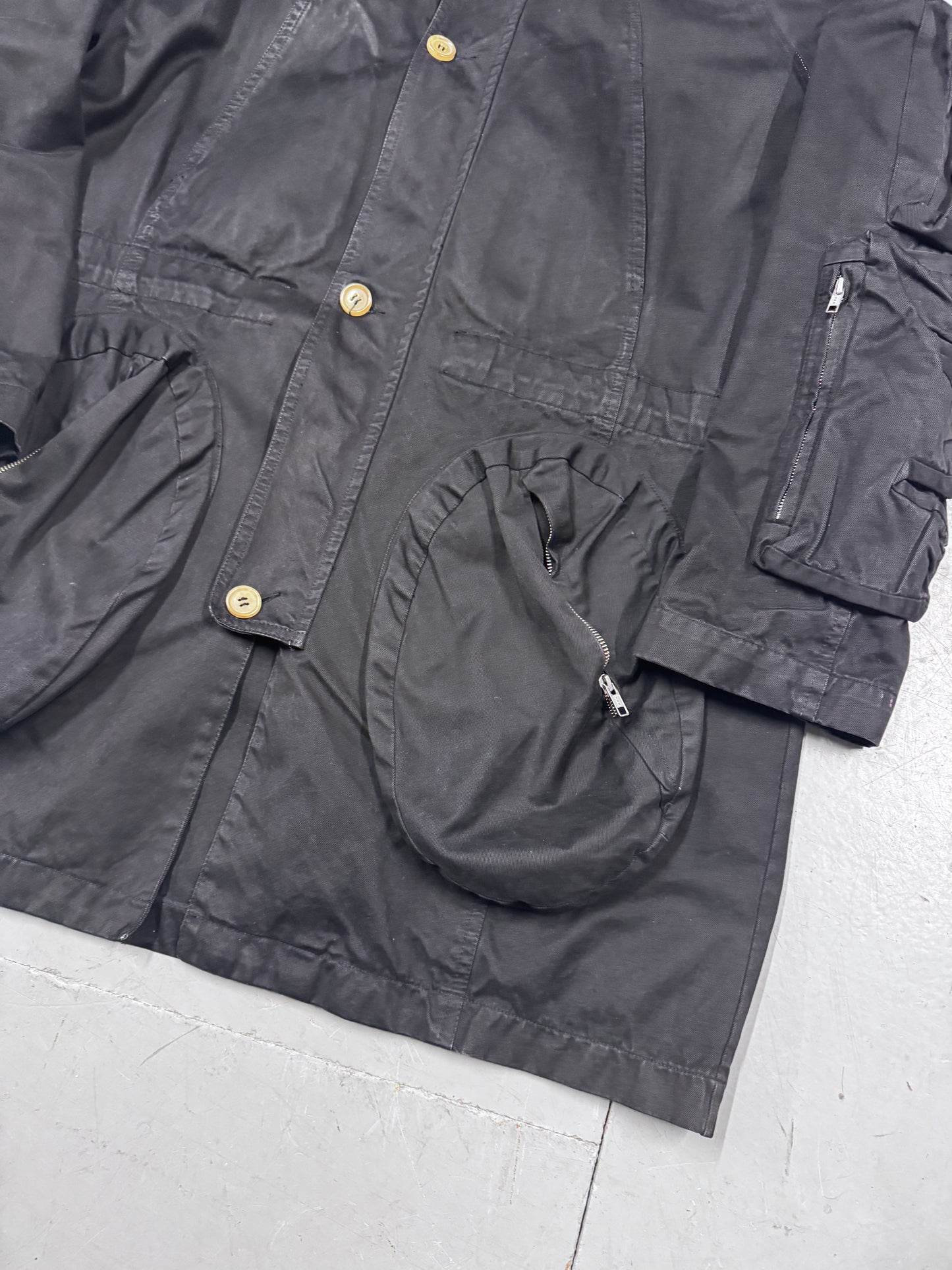 Walter Van Beirendonck 3D Pocket Lightning coat