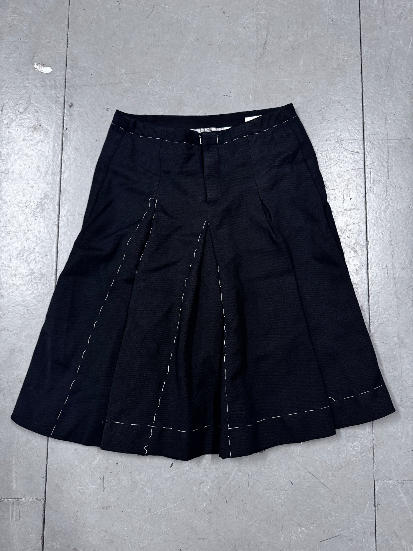 Maison Martin Margiela Hand Stitch Detail Pleated Skirt